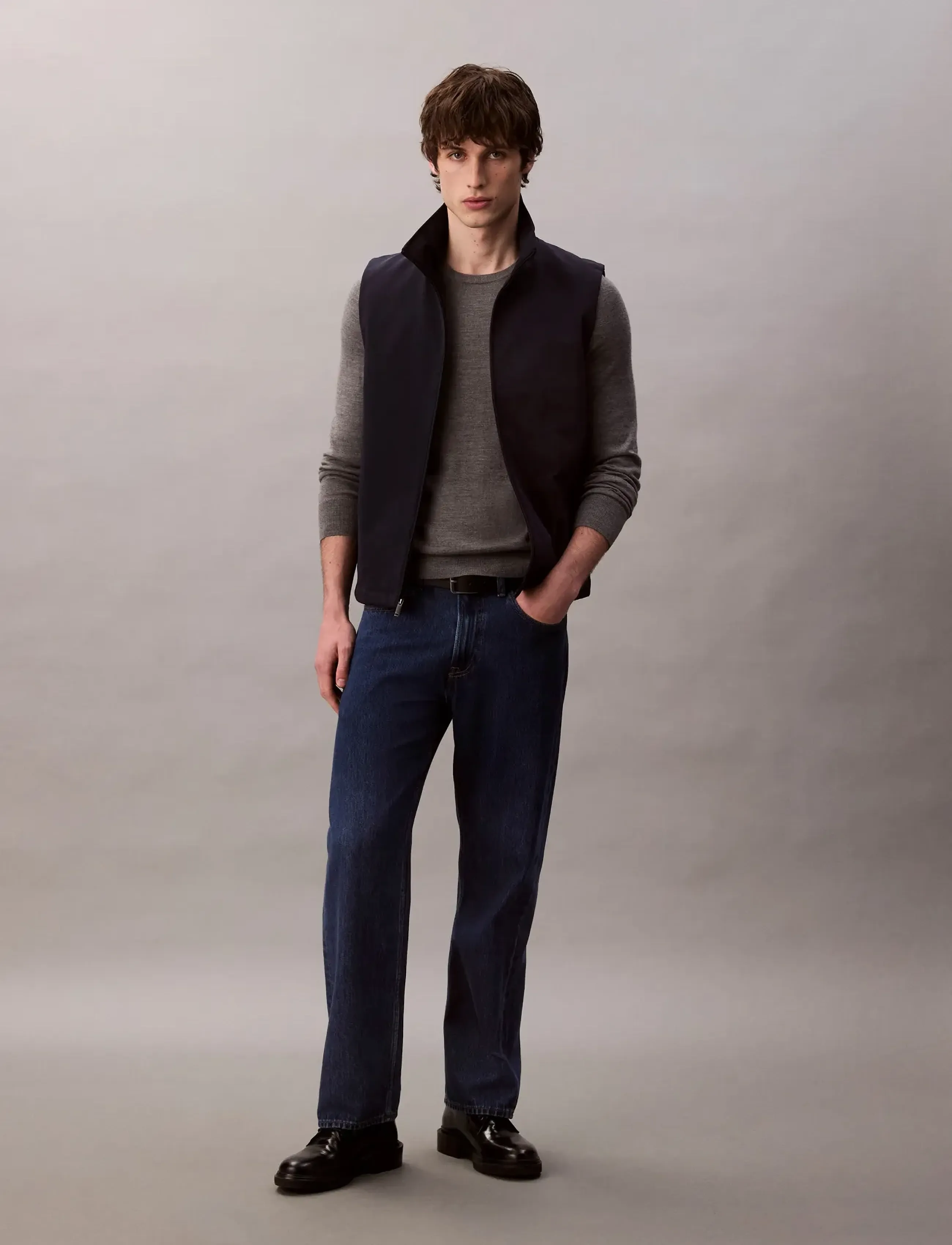 Calvin Klein - SLVLSS REFINED TECH VEST - jakker og frakker - night sky - 4