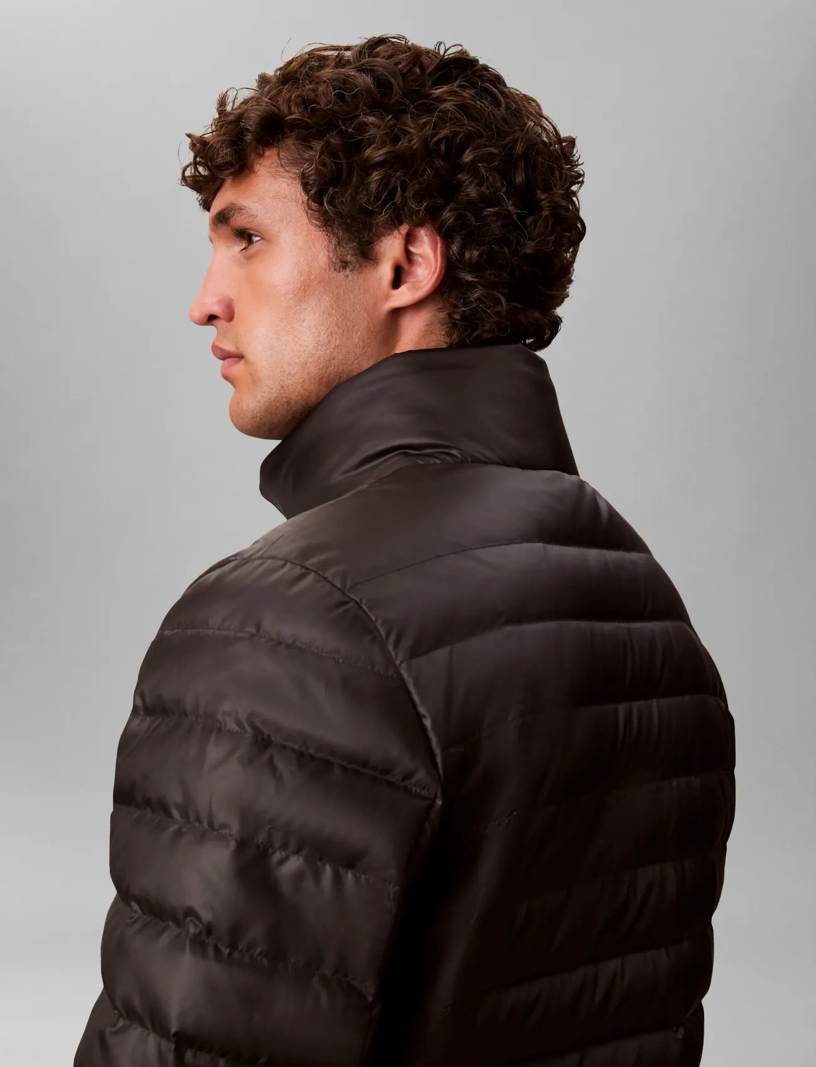 Calvin Klein - LS LT WT NYLON CHANNELED PUFFER - vinterjakker - black - 4