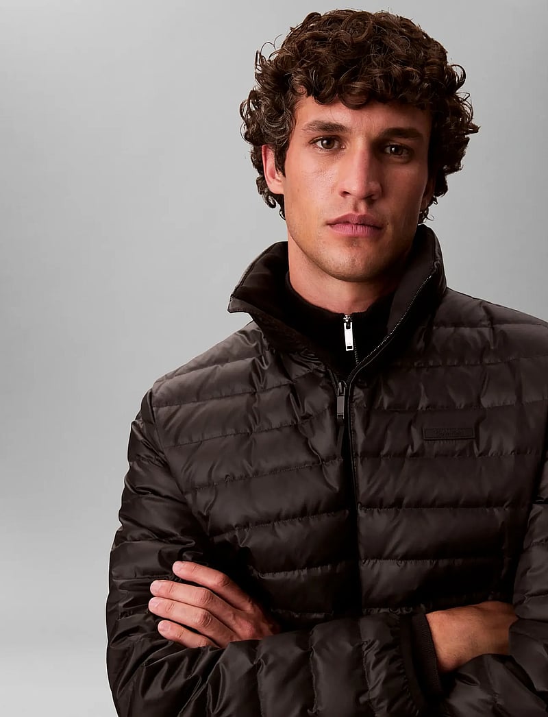 Calvin Klein - LS LT WT NYLON CHANNELED PUFFER - daunenjacken - black - 5