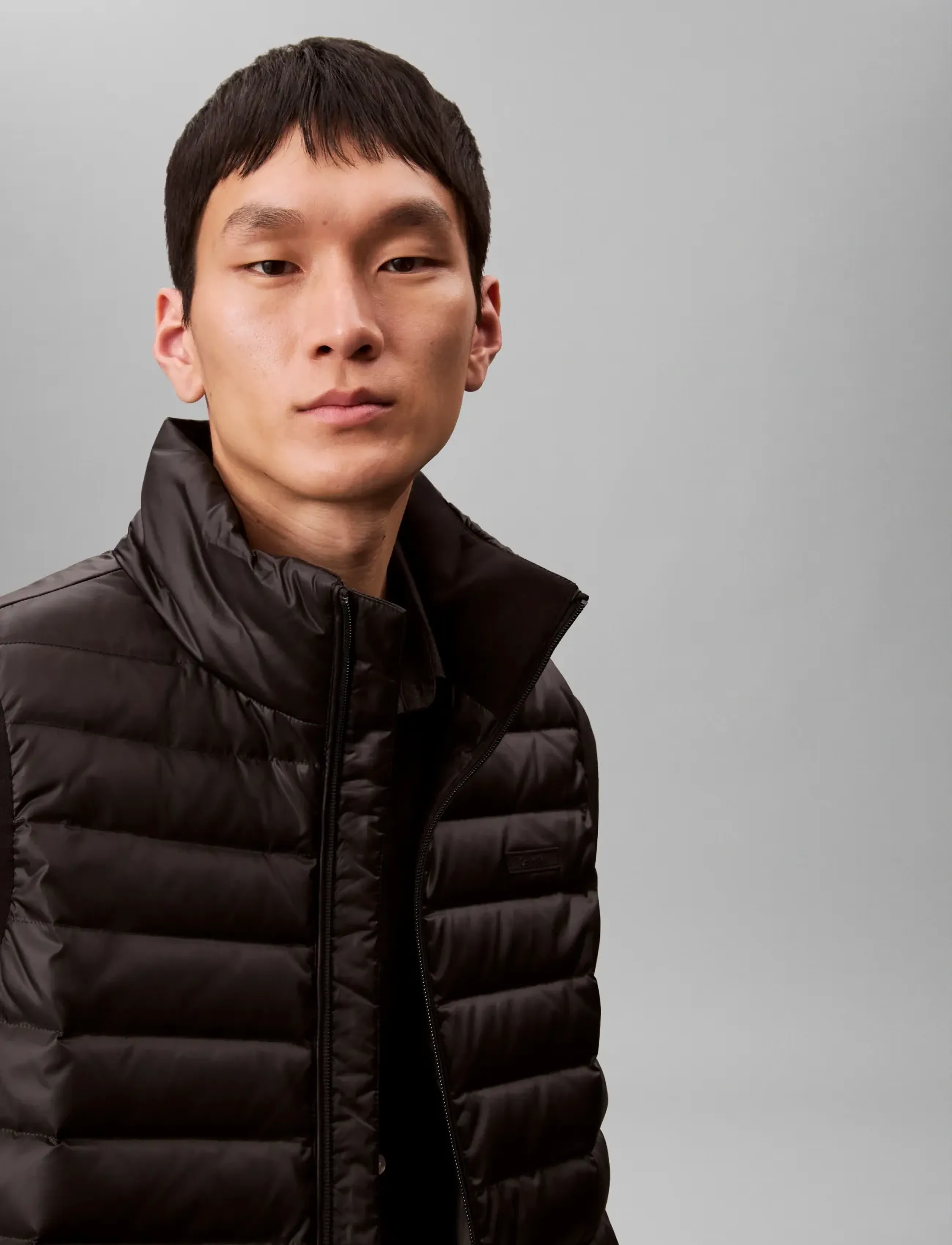 Calvin Klein - SLVLSS LT WT NYLON PUFFER VEST - vests - black - 5