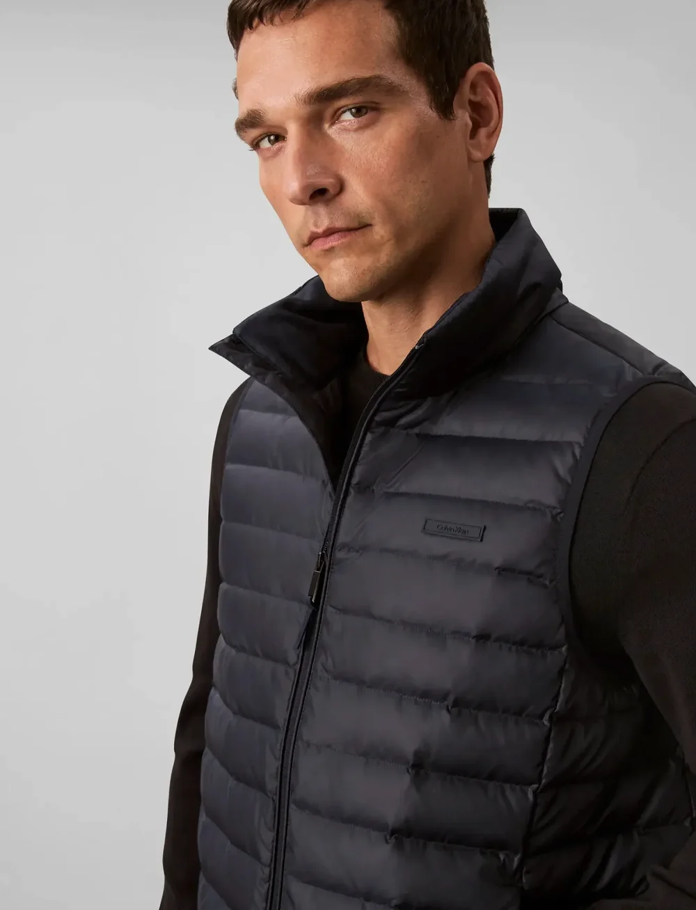 Calvin Klein - SLVLSS LT WT NYLON PUFFER VEST - vests - dark sapphire - 2