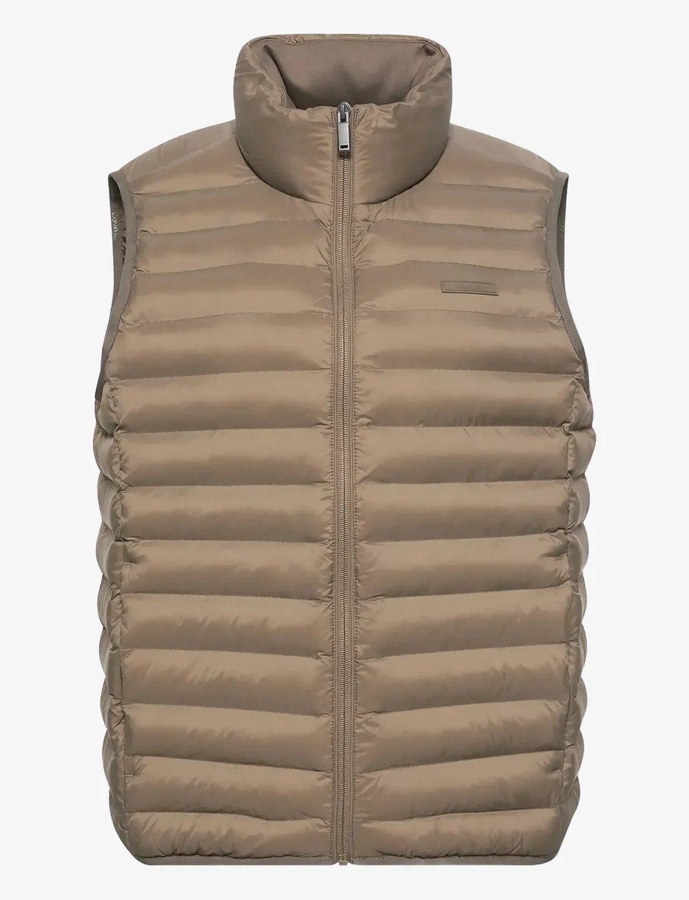 Calvin Klein - SLVLSS LT WT NYLON PUFFER VEST - kamizelki - morel - 1