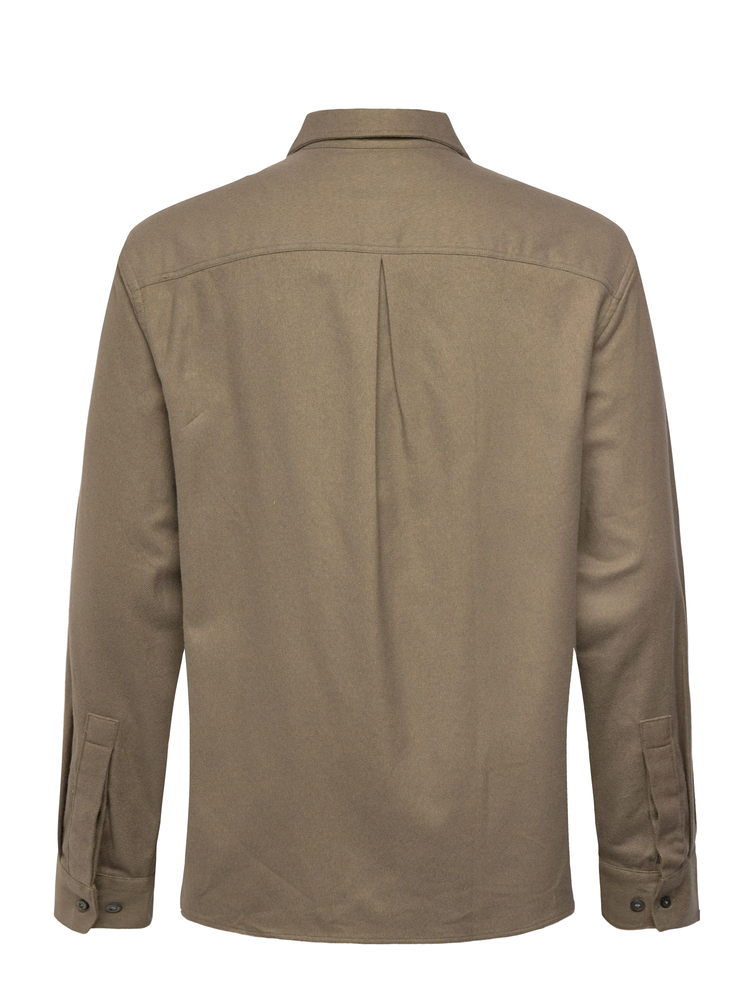 Calvin Klein - LS MELANGE FLANNEL EASY SHIRT - chemises en flanelle - beluga - 2