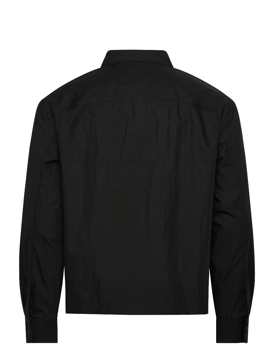 Calvin Klein - LS COTTON NYLON EASY CROPPED SHI - nach anlass kaufen - black - 2