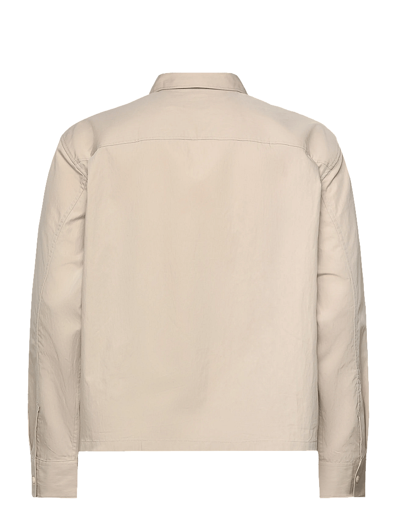 Calvin Klein - LS COTTON NYLON EASY CROPPED SHI - nach anlass kaufen - island fossil - 2