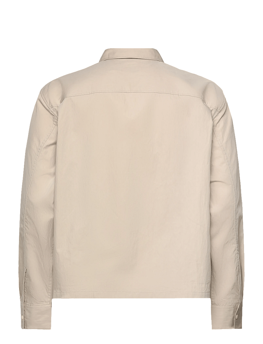 Calvin Klein - LS COTTON NYLON EASY CROPPED SHI - nach anlass kaufen - island fossil - 2