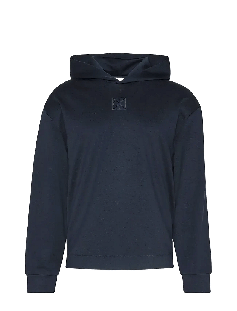 Calvin Klein - LS STRETCH WOOL BLEND PO HOODIE - hættetrøjer - dark sapphire - 1