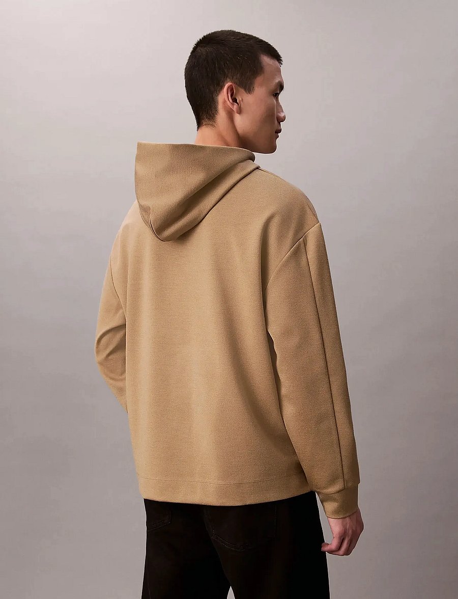Calvin Klein - LS STRETCH WOOL BLEND PO HOODIE - kapuzenpullover - lead gray - 4