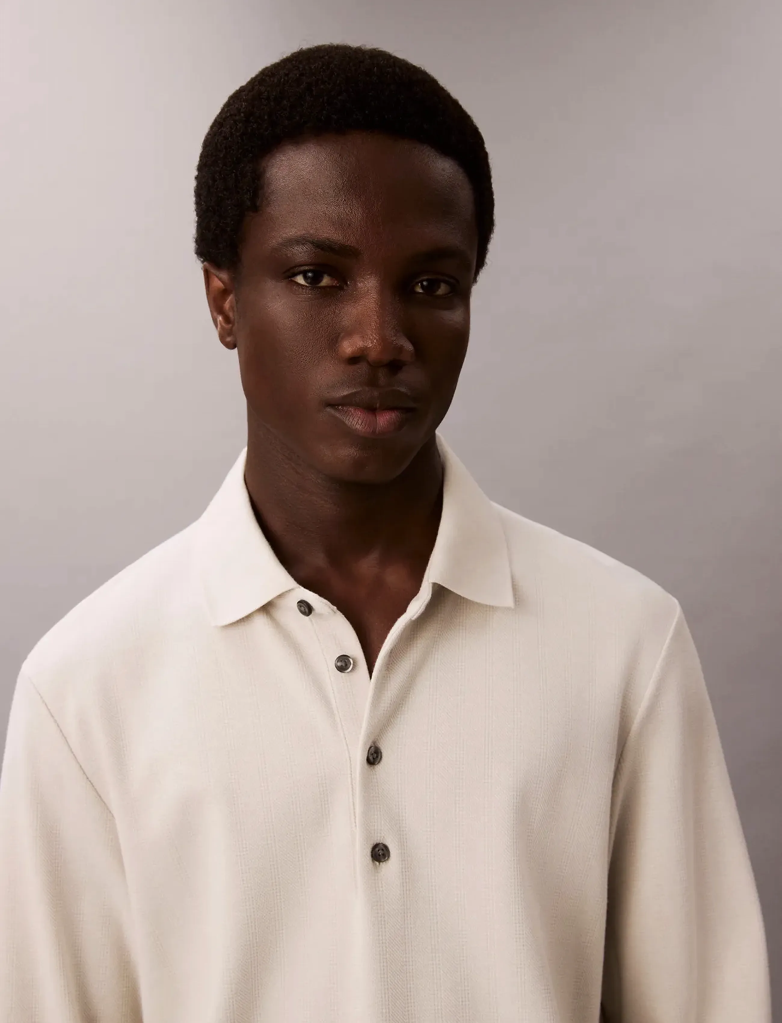 Ls Jacquard Wool Polo 3