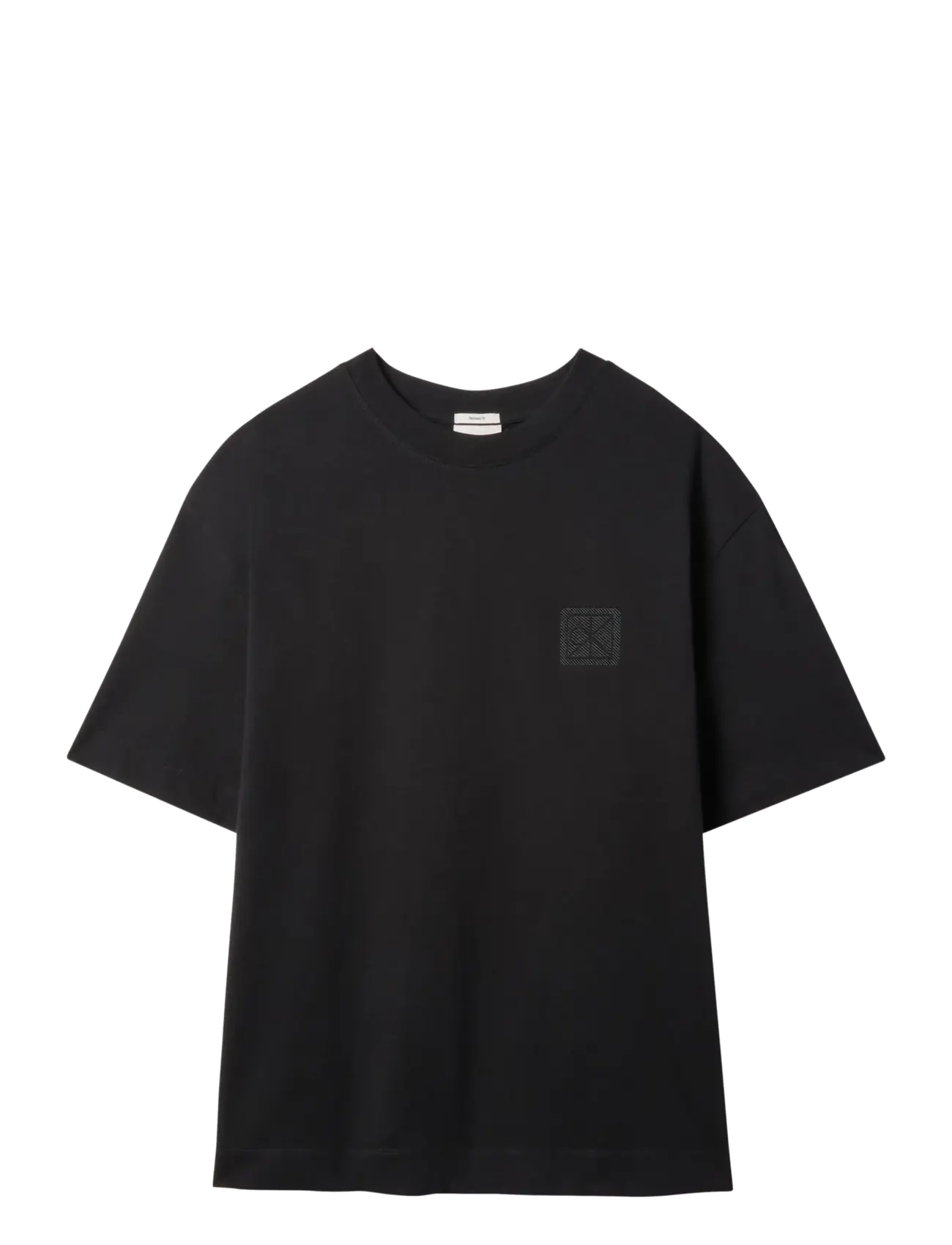 Calvin Klein - SS RLXD 16S EMBRD TWILL EMBLEM T - lühikeste varrukatega t-särgid - black - 1