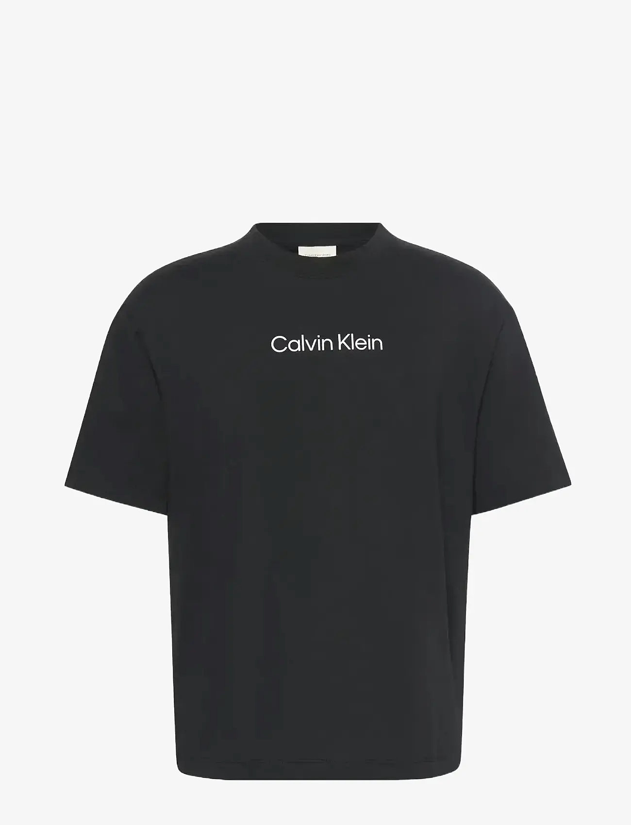 Calvin Klein - SS STANDARD LOGO 30S CREWNK TEE - black - 1