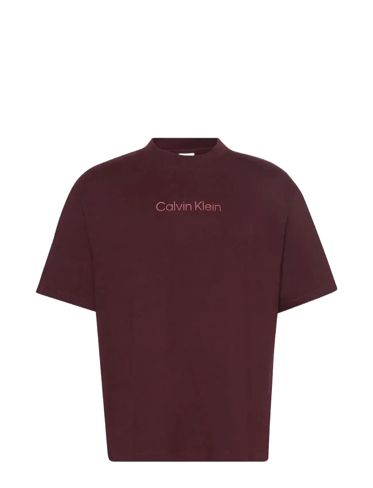 Calvin Klein SS STANDARD LOGO 30S CREWNK TEE - Krótki rękaw - MOROCCAN BROWN / brown