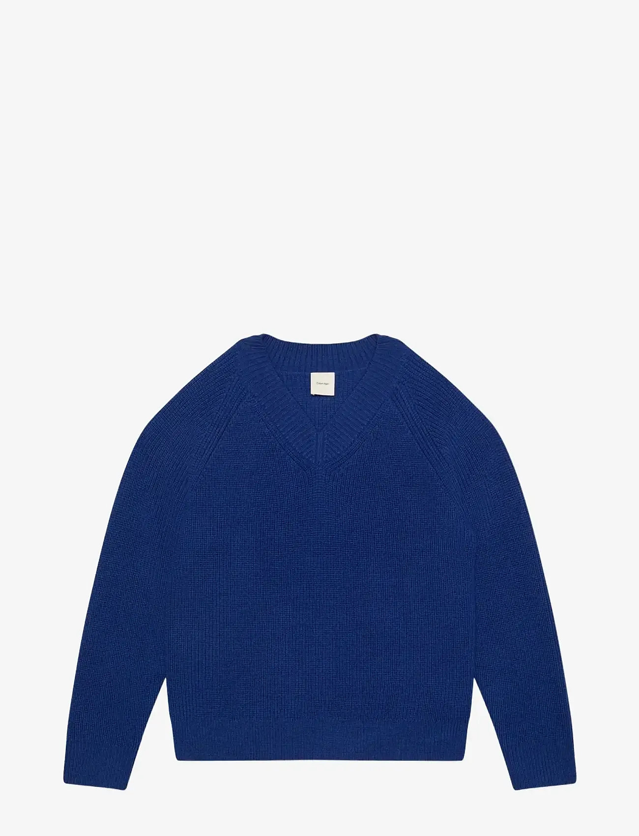 Calvin Klein - LS HALF CARDI STITCH VNK SWTR 5G - v-ausschnitt - bellwether blue - 1