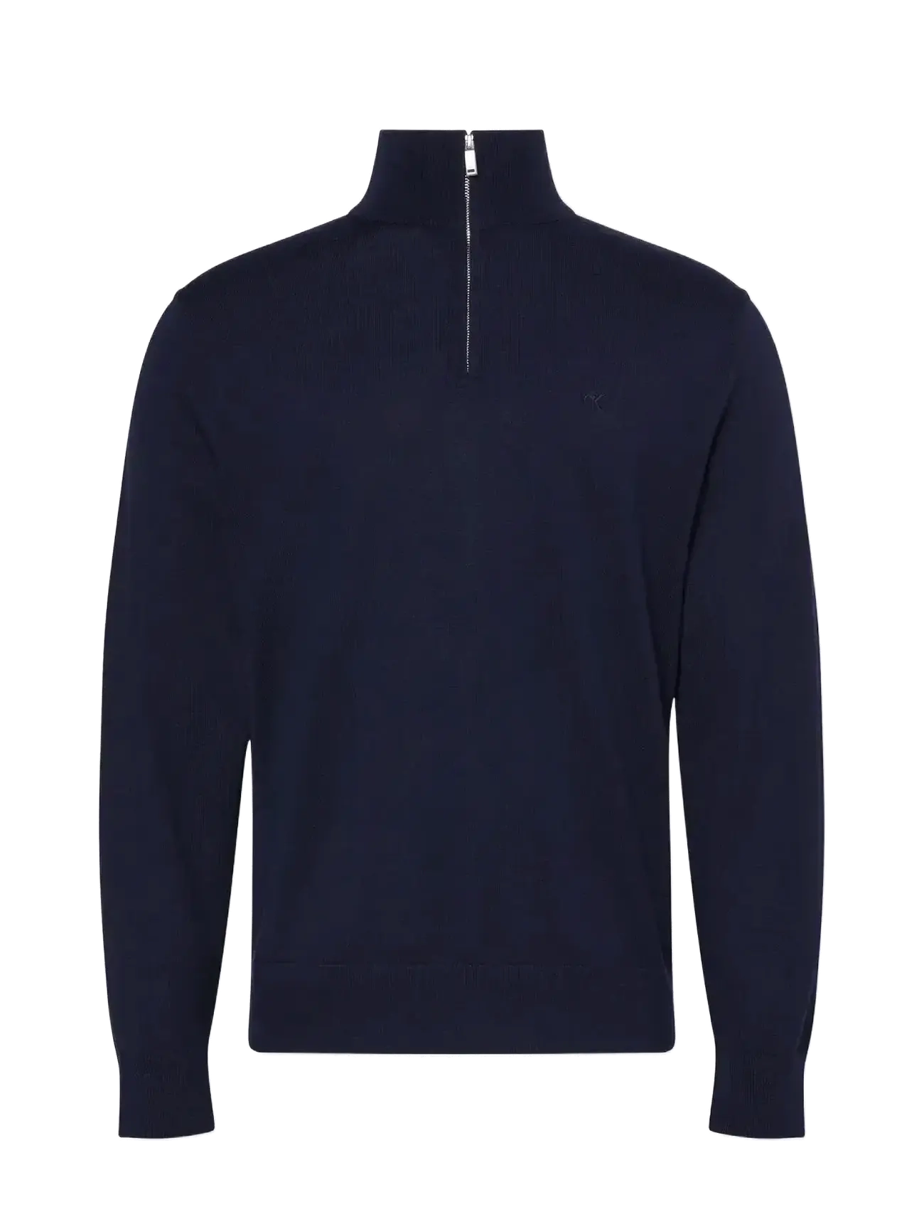 Calvin Klein LS 100% MERINO QZ 14GG - Kudumid - DARK SAPPHIRE / navy