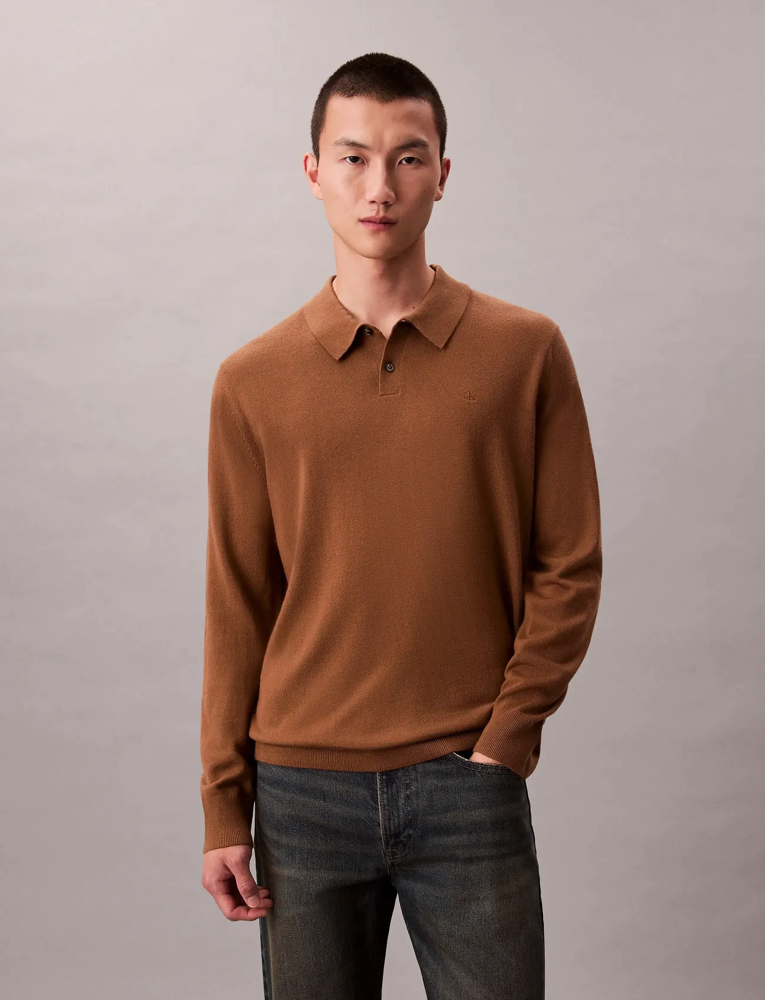 Ls 100% Merino Polo 14Gg