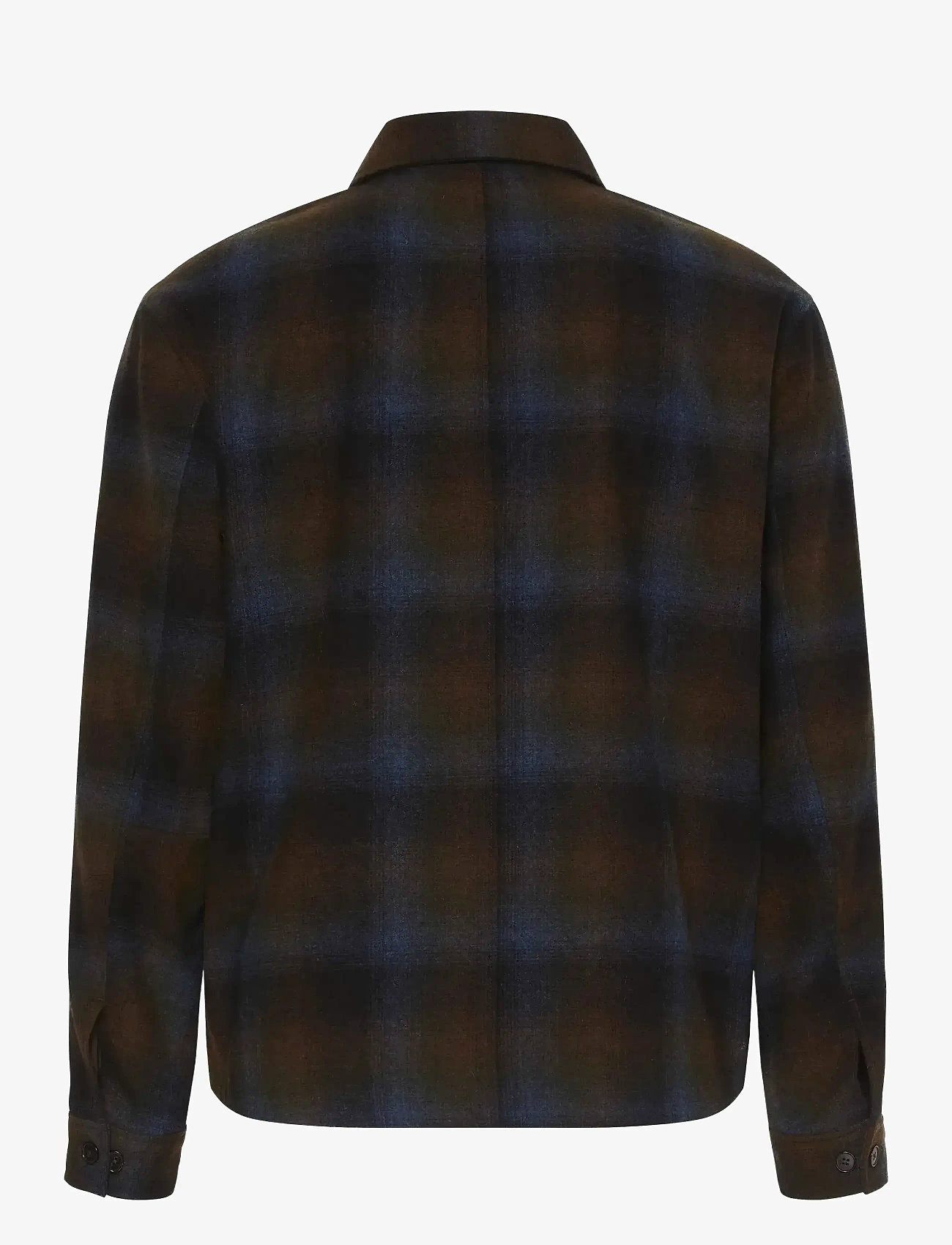 Calvin Klein - LS YD WOOL FLANNEL FZ JKT - kevadjoped - thrush - 1