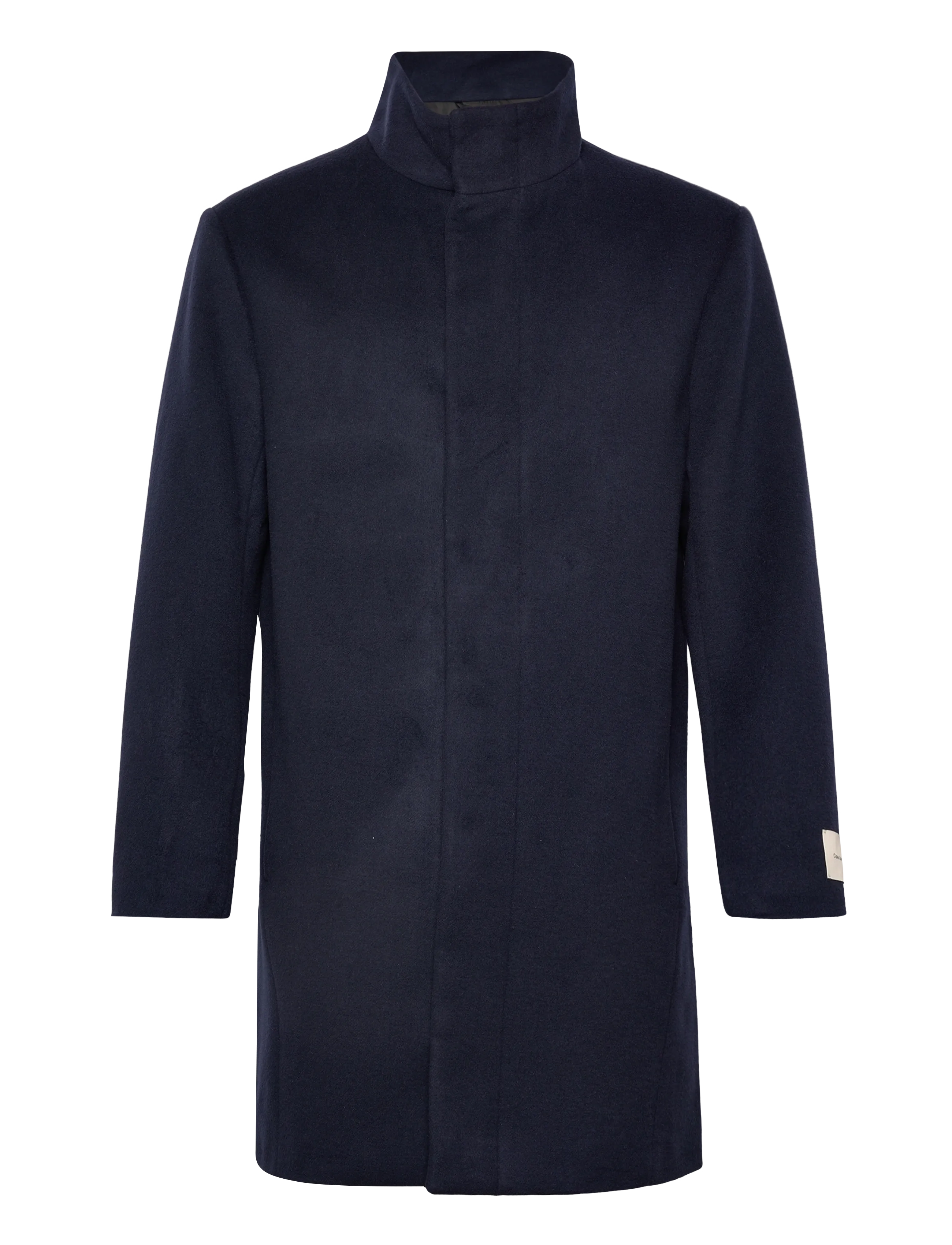 LS WOOL BLEND CAR COAT - DARK SAPPHIRE
