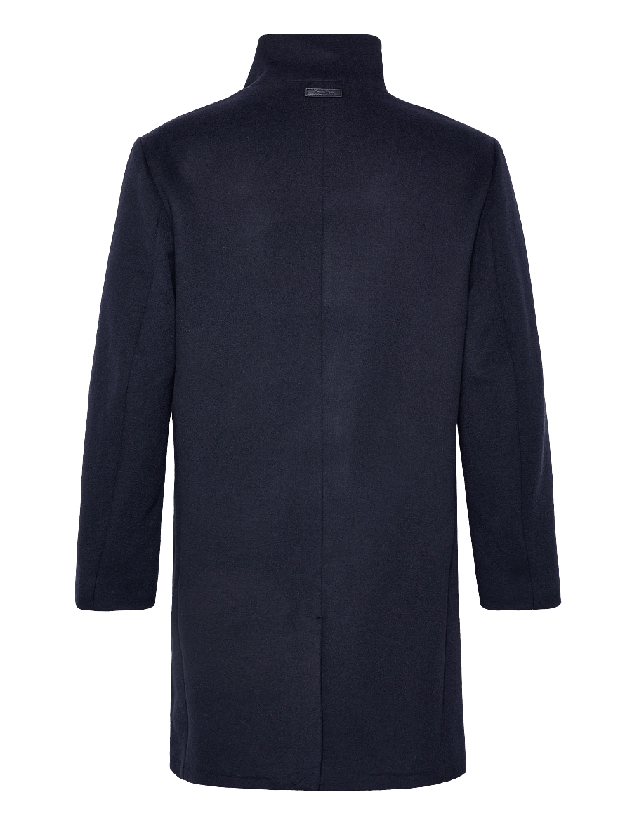 Calvin Klein - LS WOOL BLEND CAR COAT - ullrockar - dark sapphire - 1