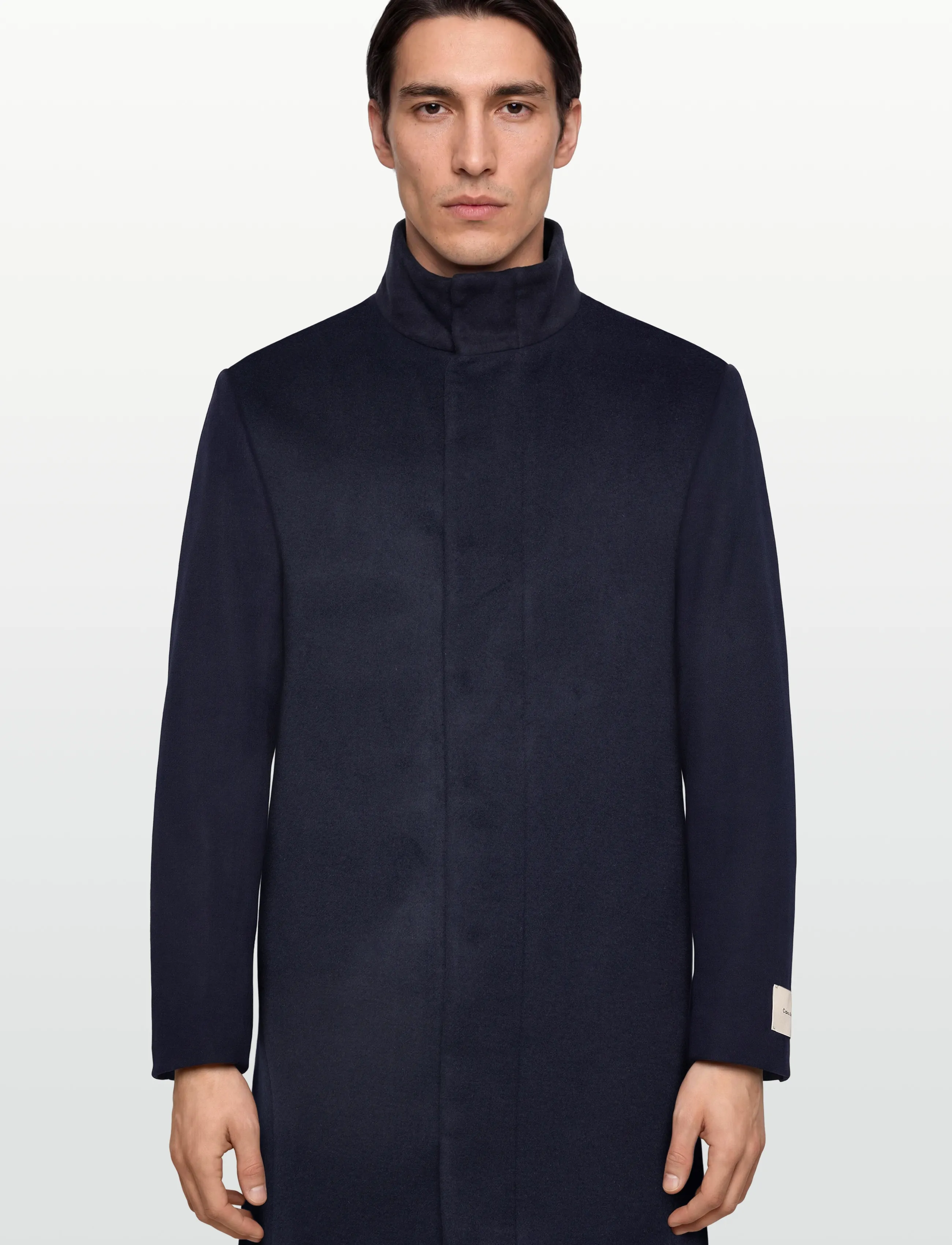 Calvin Klein - LS WOOL BLEND CAR COAT - wollmäntel - dark sapphire - 3