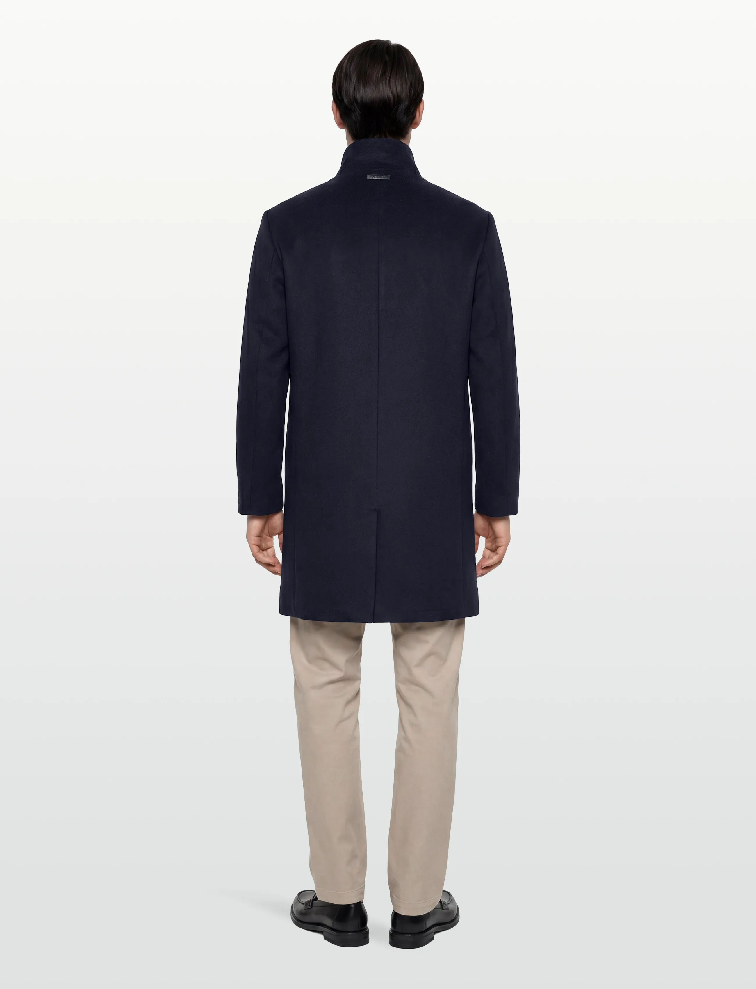 Calvin Klein - LS WOOL BLEND CAR COAT - wollmäntel - dark sapphire - 4