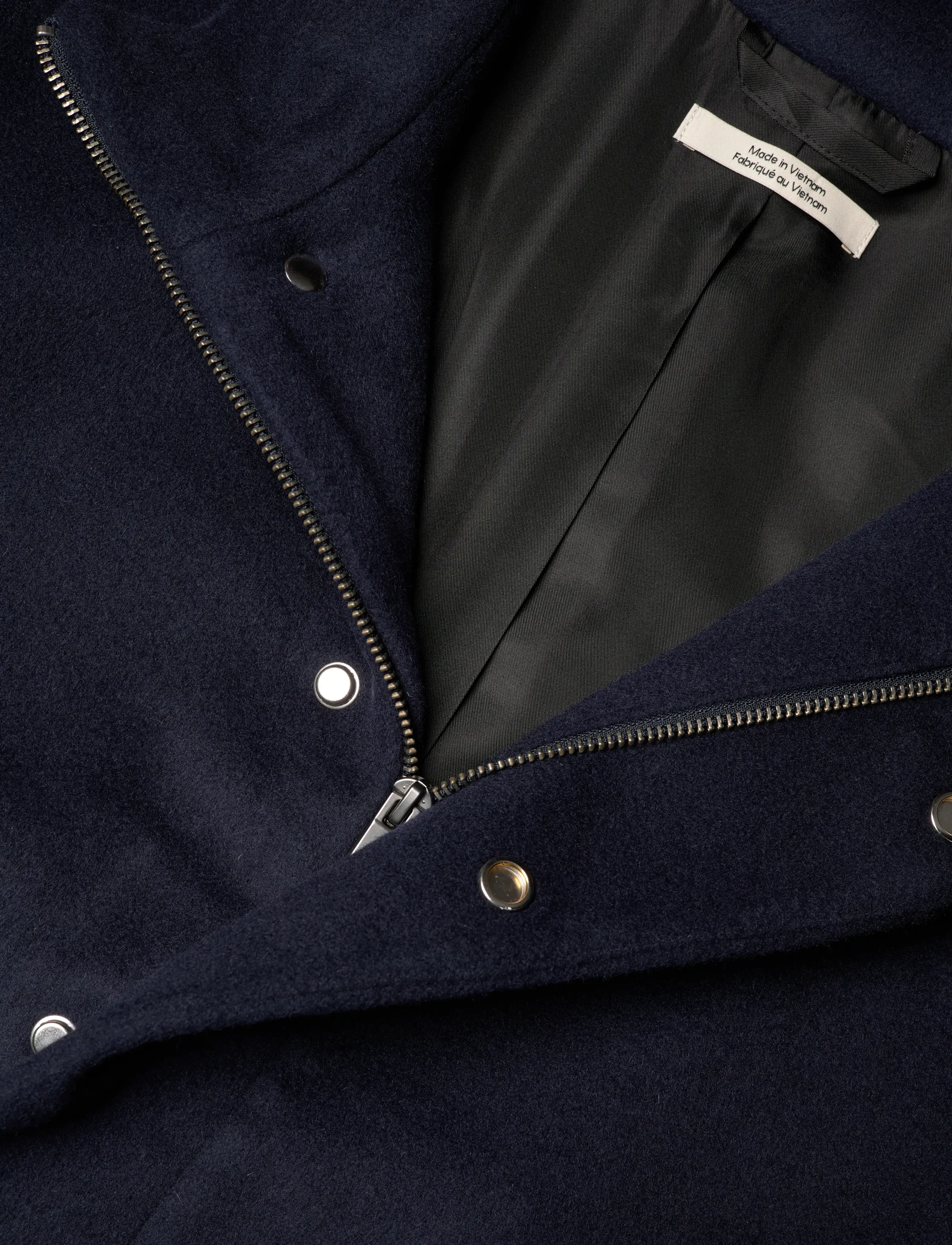 Calvin Klein - LS WOOL BLEND CAR COAT - ullrockar - dark sapphire - 2