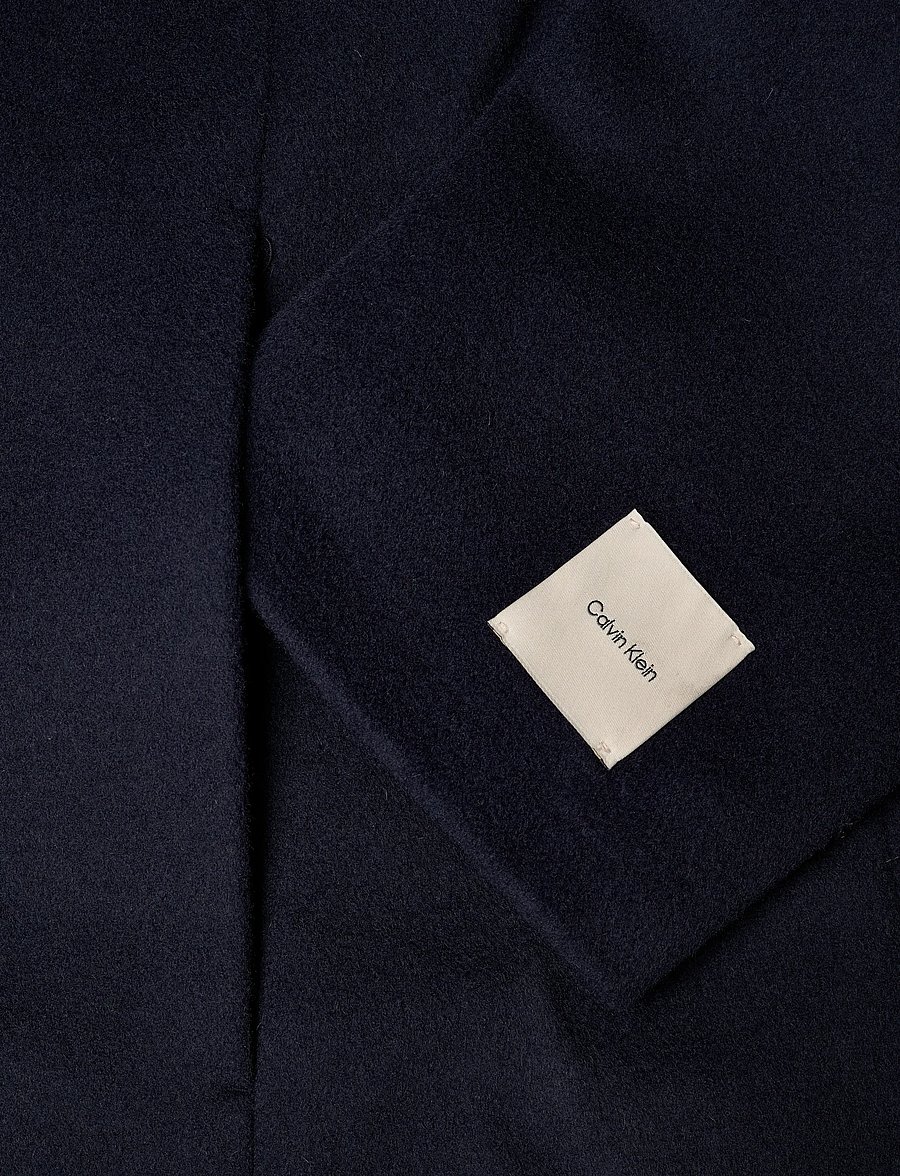 Calvin Klein - LS WOOL BLEND CAR COAT - ullrockar - dark sapphire - 3