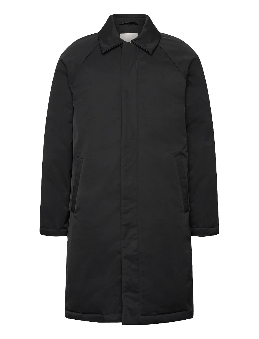 Calvin Klein - LS LONG FILLED CAR COAT - daunenjacken - black - 0