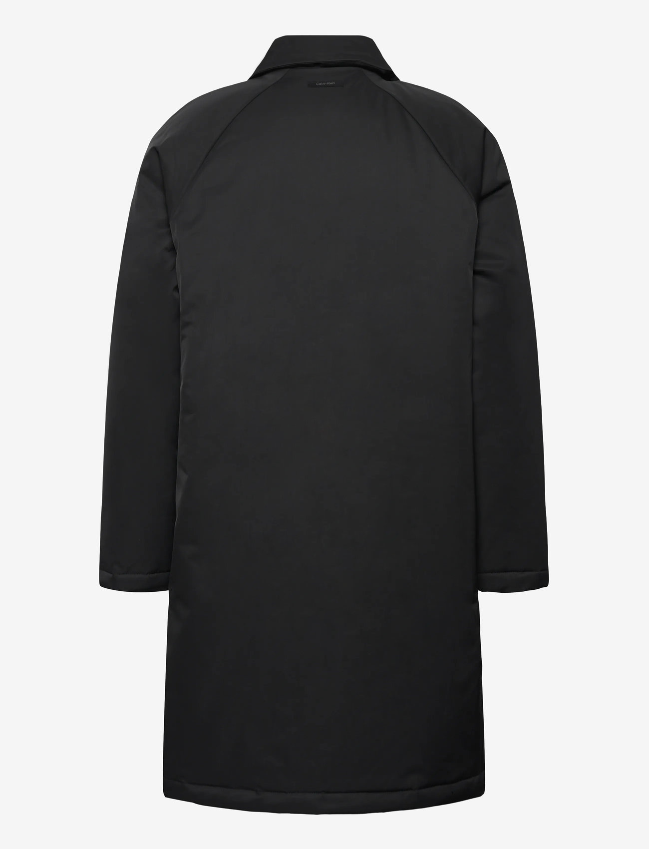 Calvin Klein - LS LONG FILLED CAR COAT - pūkinės striukės - black - 1