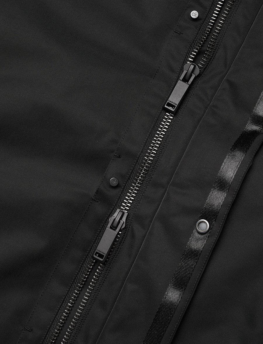 Calvin Klein - LS LONG FILLED CAR COAT - daunenjacken - black - 3