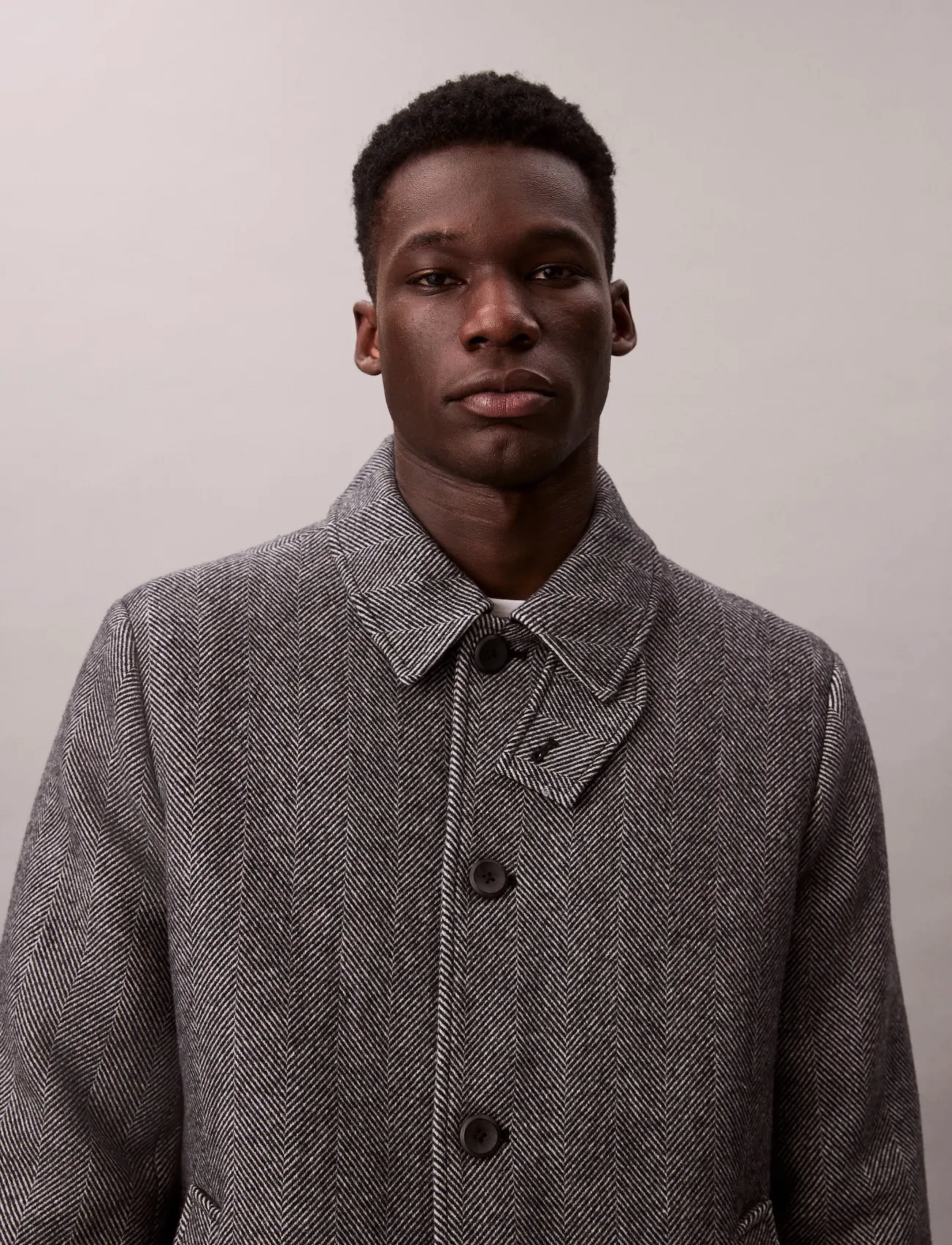 Calvin Klein - LS TECH WOOL BLEND TOPCOAT - villased mantlid - black - 3