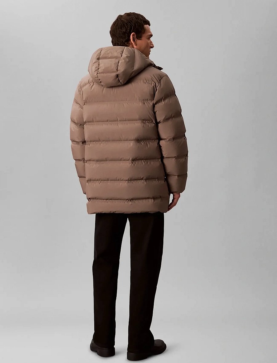 Calvin Klein - LS BONDED CHNNLD LONG HOODED PUF - daunenjacken - bungee cord - 5
