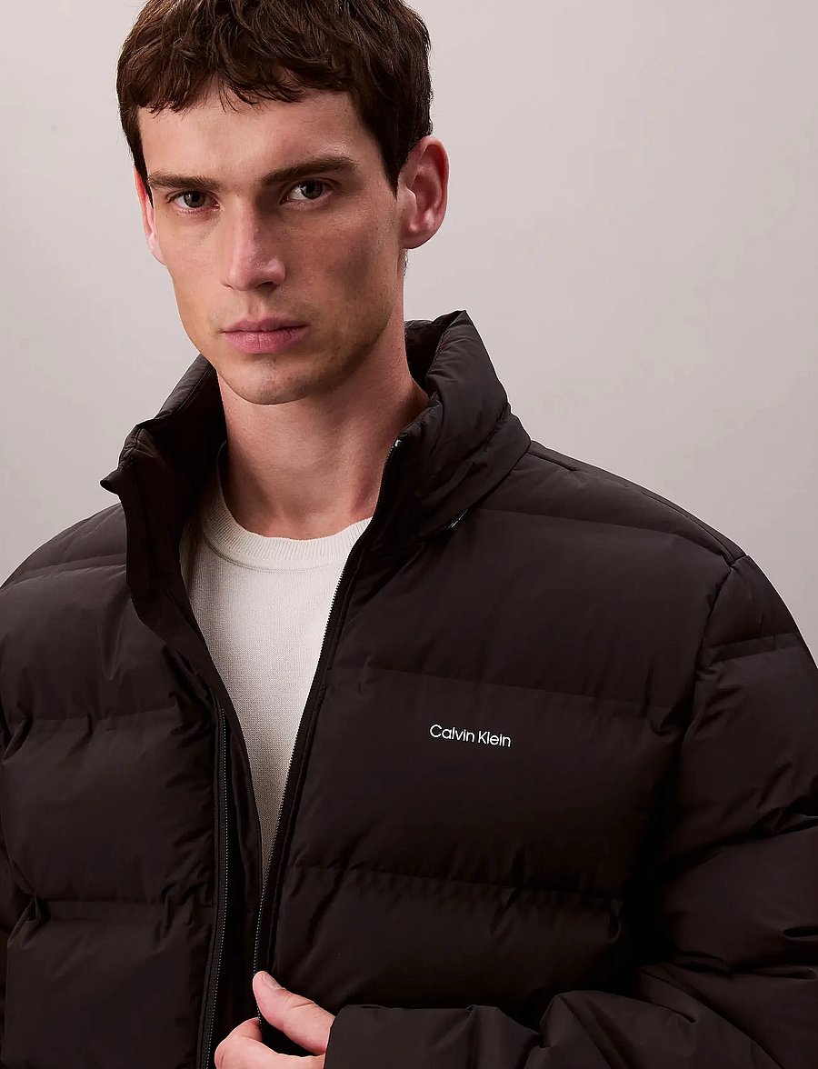 Calvin Klein - LS QUILTED BONDED CHANNEL HD PUF - dunjackor - black - 3