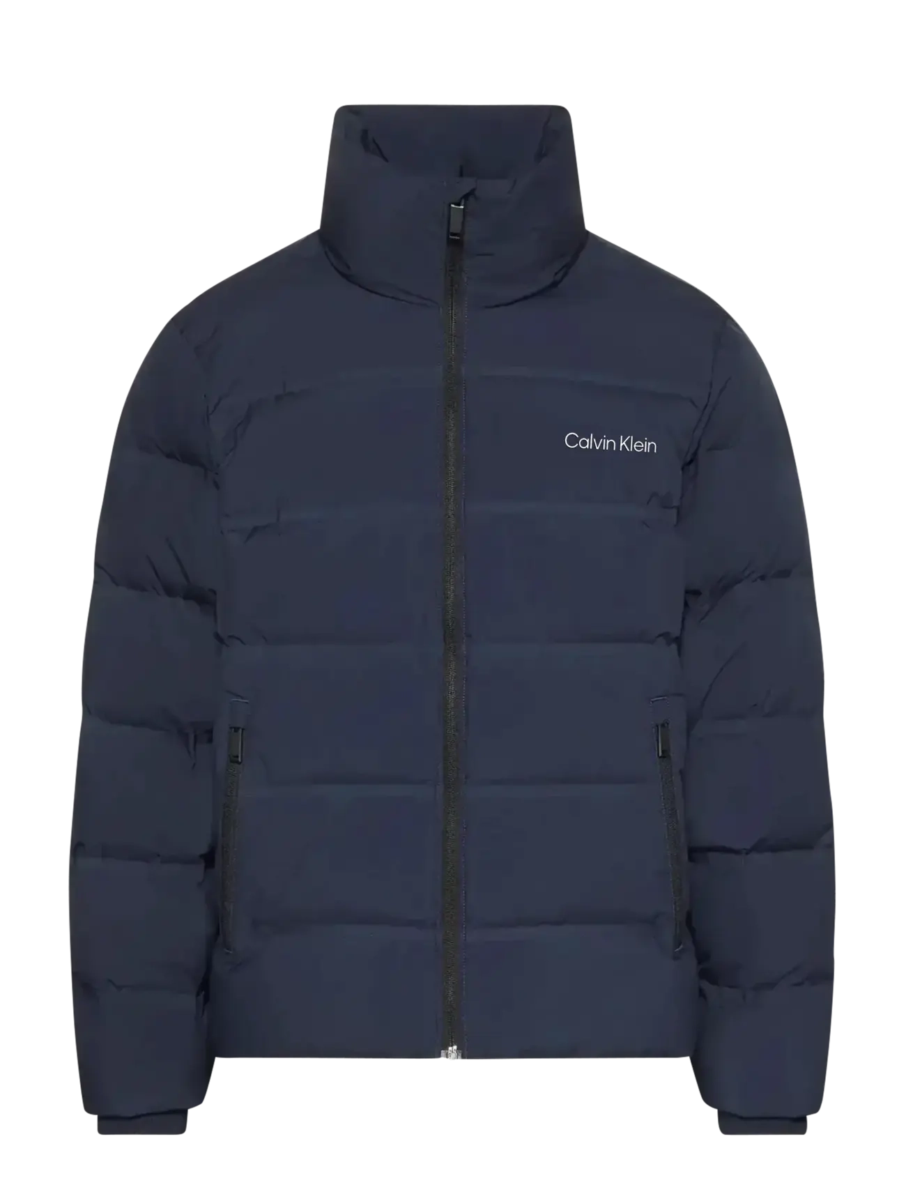 Calvin Klein LS QUILTED BONDED CHANNEL HD PUF - Apģērbi - DARK SAPPHIRE / navy