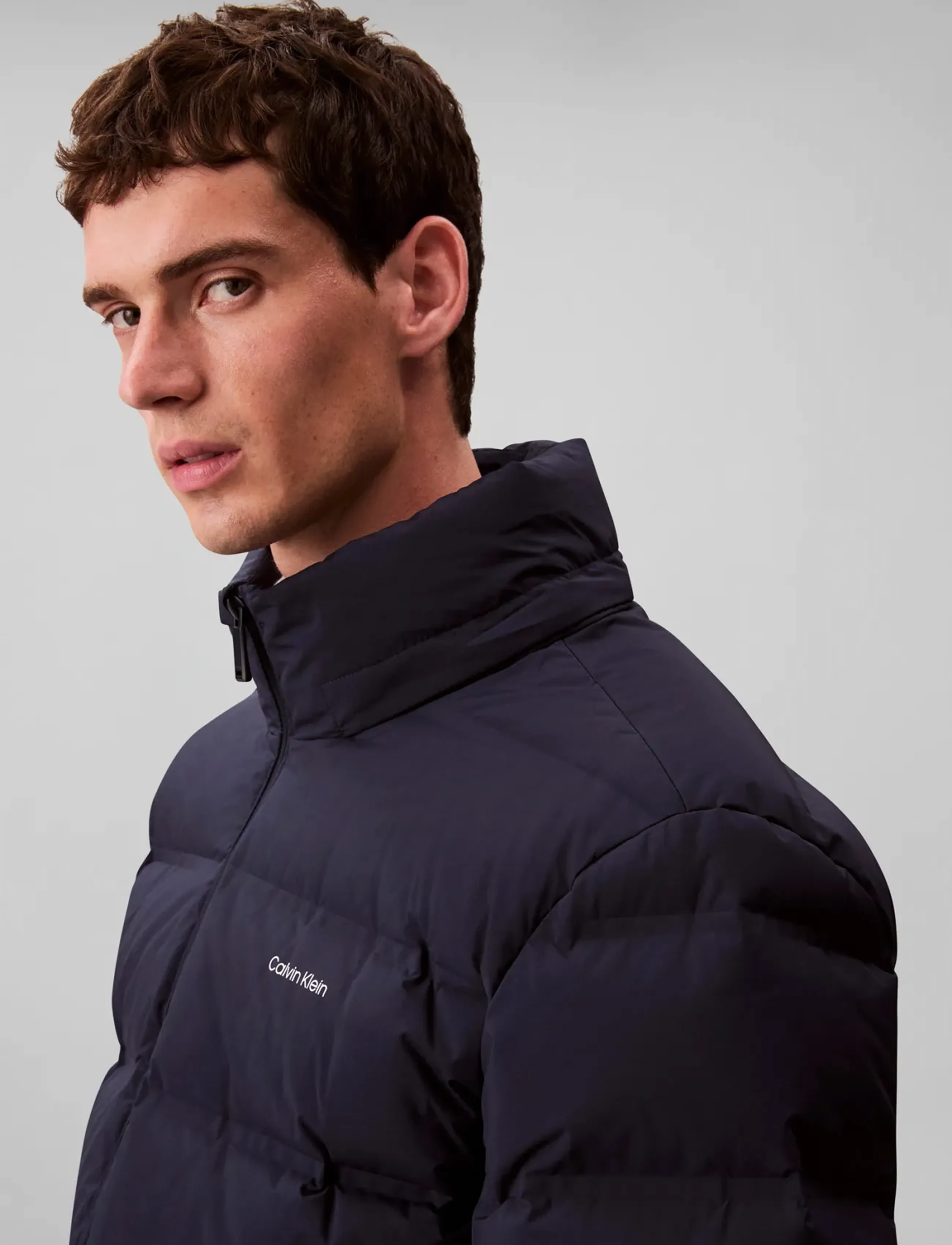 Calvin Klein - LS QUILTED BONDED CHANNEL HD PUF - dunjakker - dark sapphire - 4
