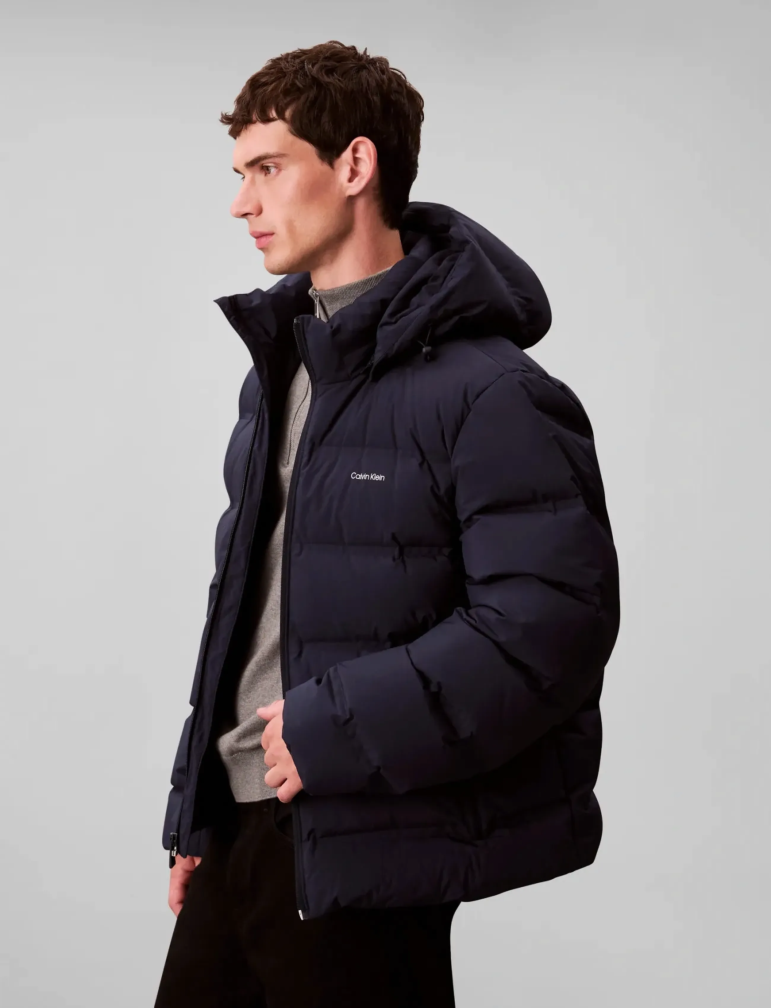 Calvin Klein - LS QUILTED BONDED CHANNEL HD PUF - dunjakker - dark sapphire - 5