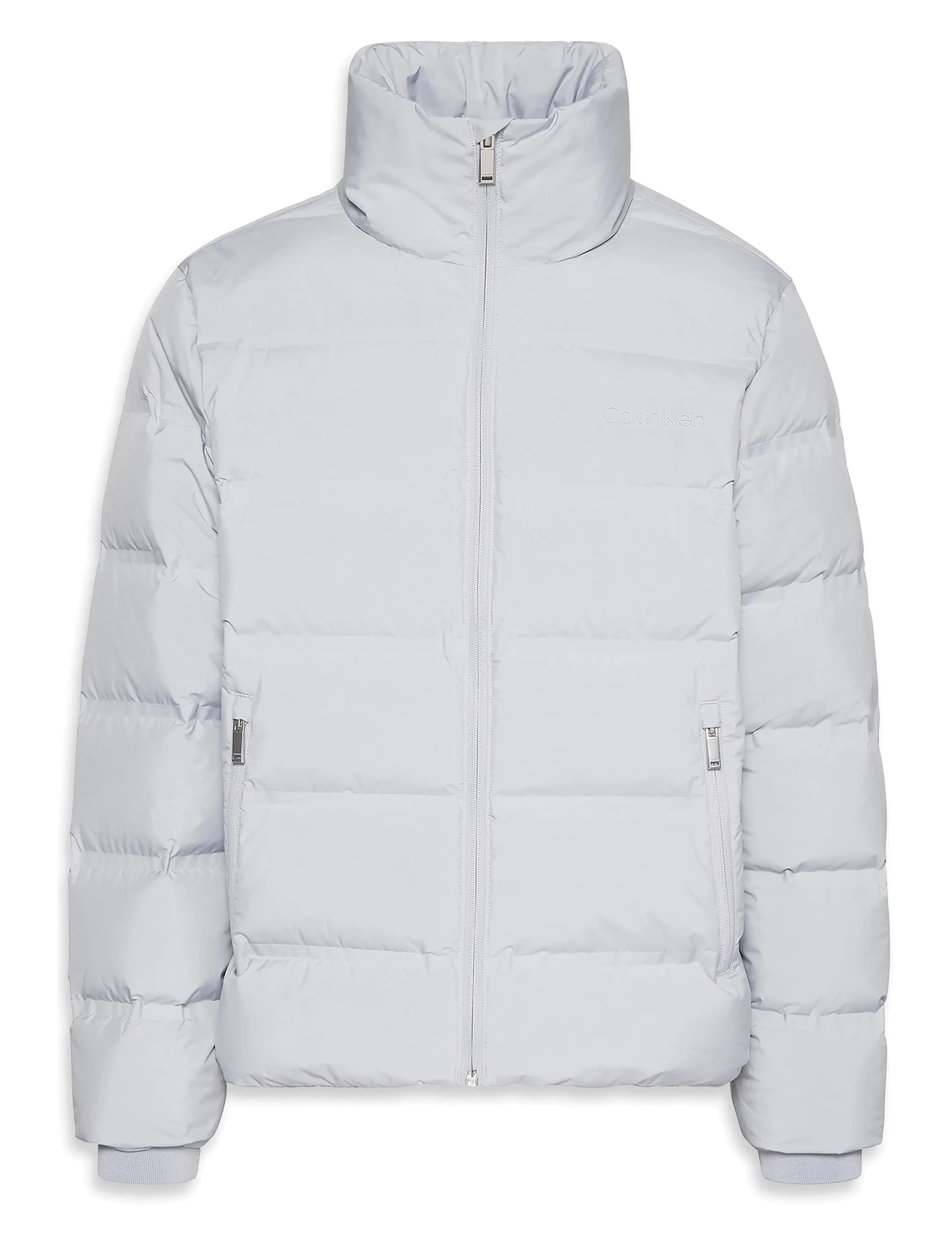 Calvin Klein LS QUILTED BONDED CHANNEL HD PUF - Calvin Klein - GRAY MARBLE / grey