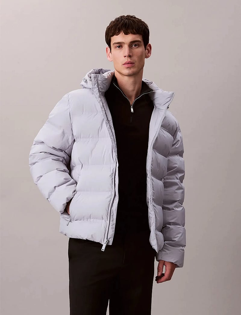 Calvin Klein - LS QUILTED BONDED CHANNEL HD PUF - vinterjackor - gray marble - 2