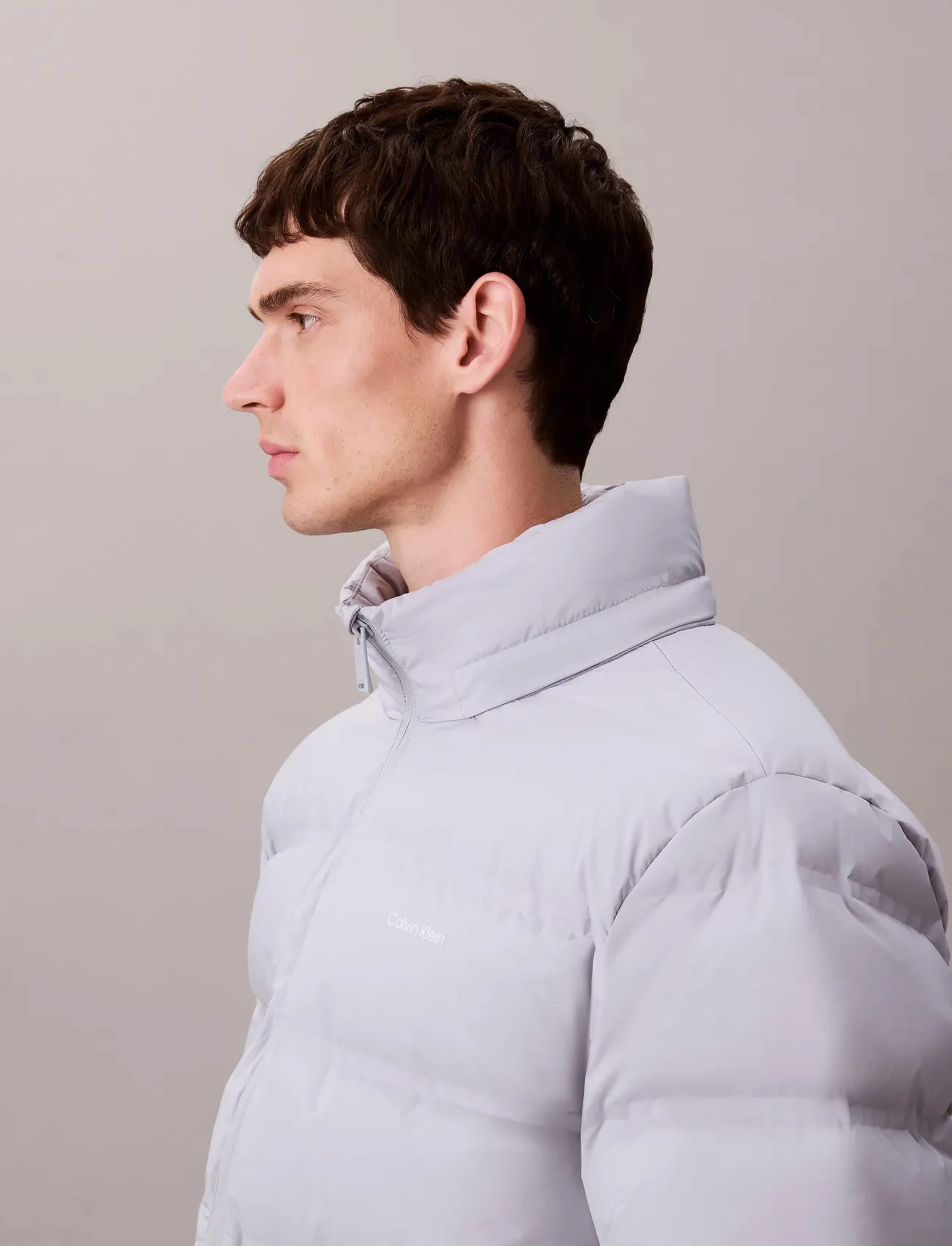 Calvin Klein - LS QUILTED BONDED CHANNEL HD PUF - vestes matelassées - gray marble - 4