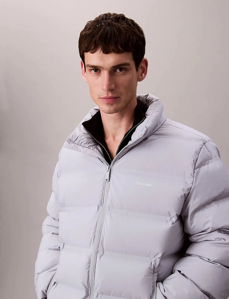 Calvin Klein - LS QUILTED BONDED CHANNEL HD PUF - vinterjackor - gray marble - 5