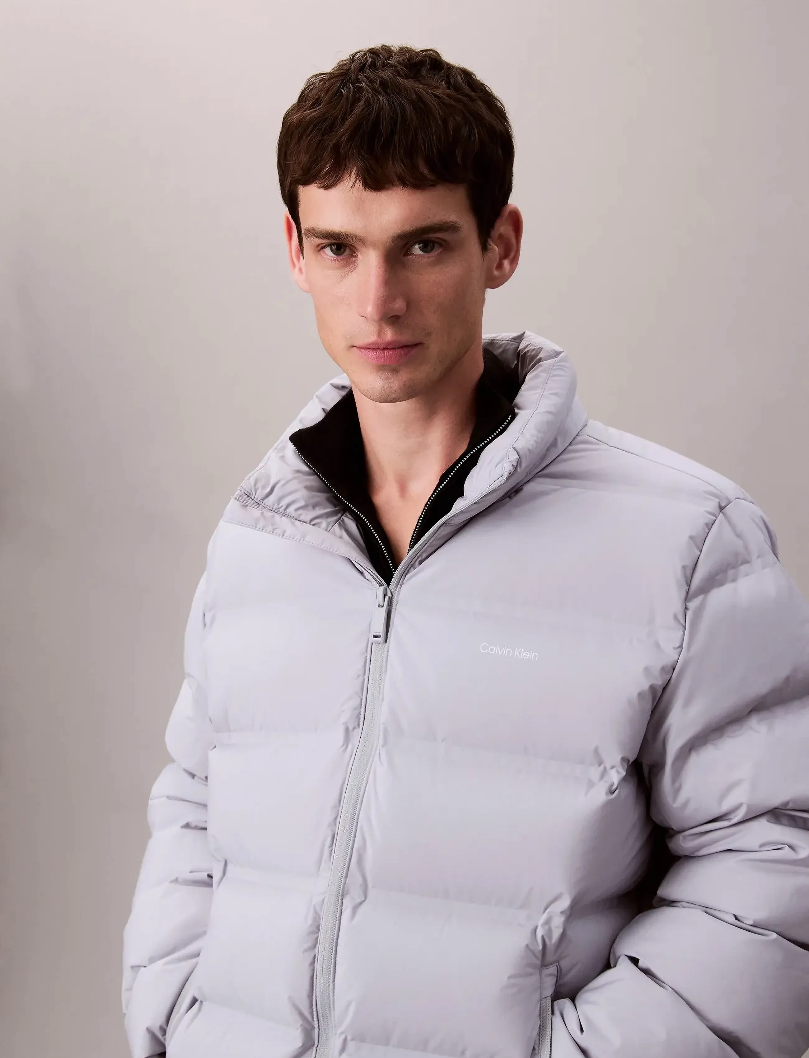 Calvin Klein - LS QUILTED BONDED CHANNEL HD PUF - vestes matelassées - gray marble - 5