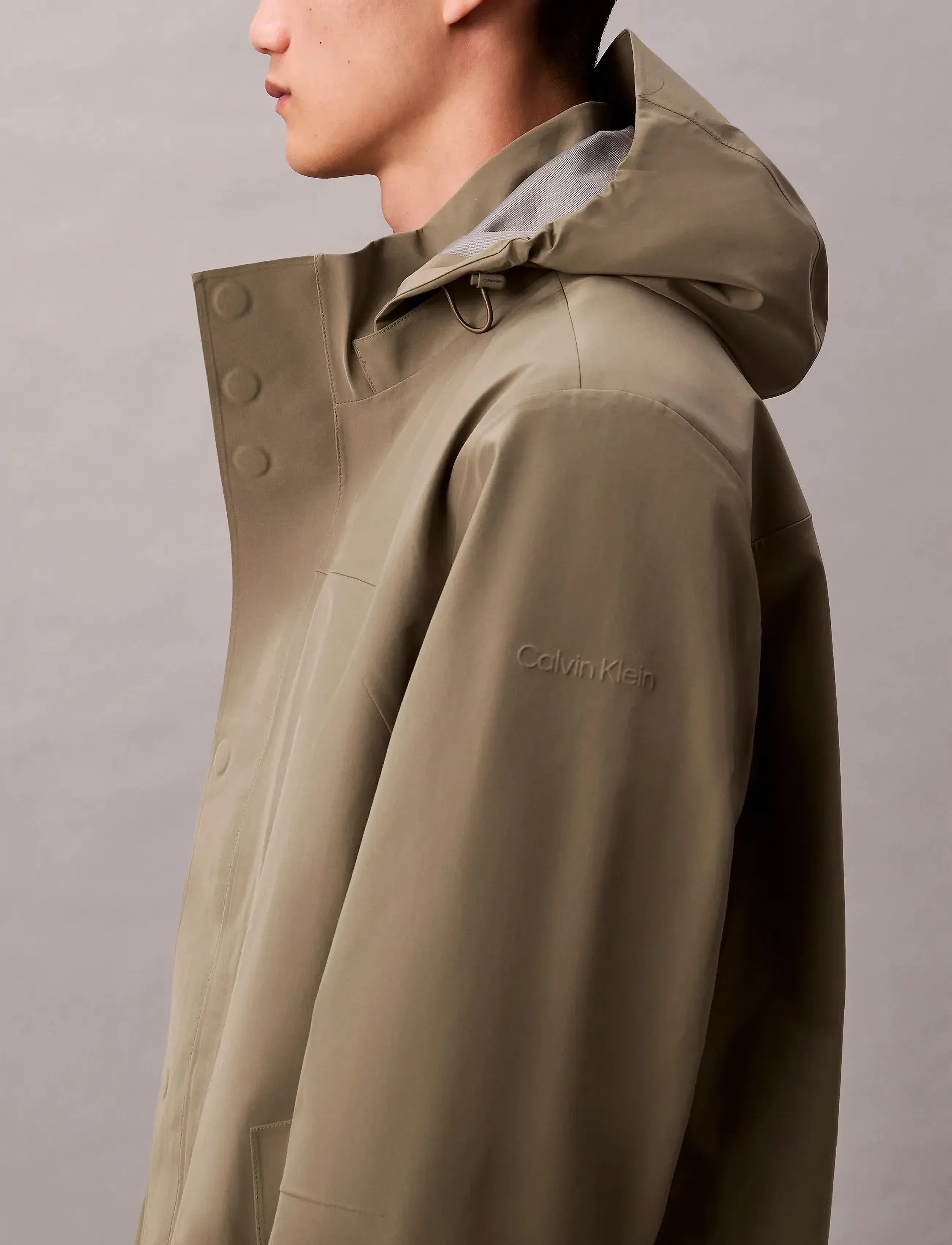 Calvin Klein - LS 3 IN 1 TECH HOODED CITY COAT - parkas - smokey olive - 2