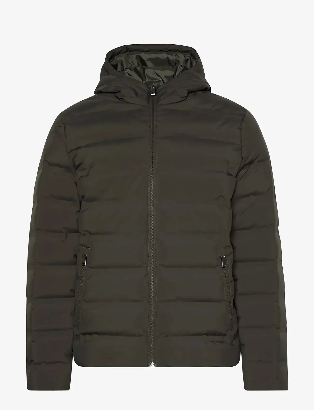 Calvin Klein - LS PACKABLE EMBOSSED LOGO QUILTE - herbstjacken - beluga - 0