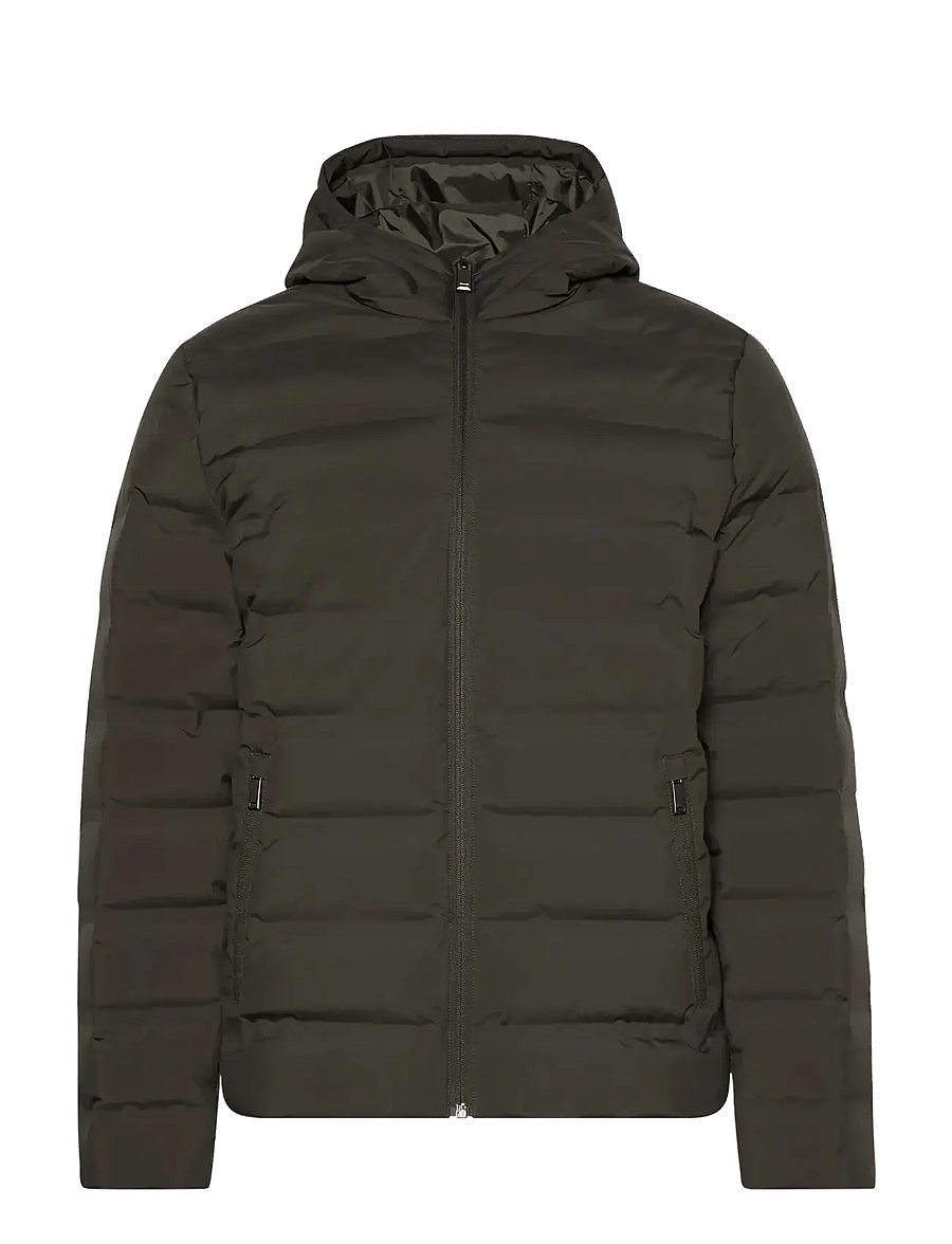 Calvin Klein - LS PACKABLE EMBOSSED LOGO QUILTE - down jackets - beluga - 1