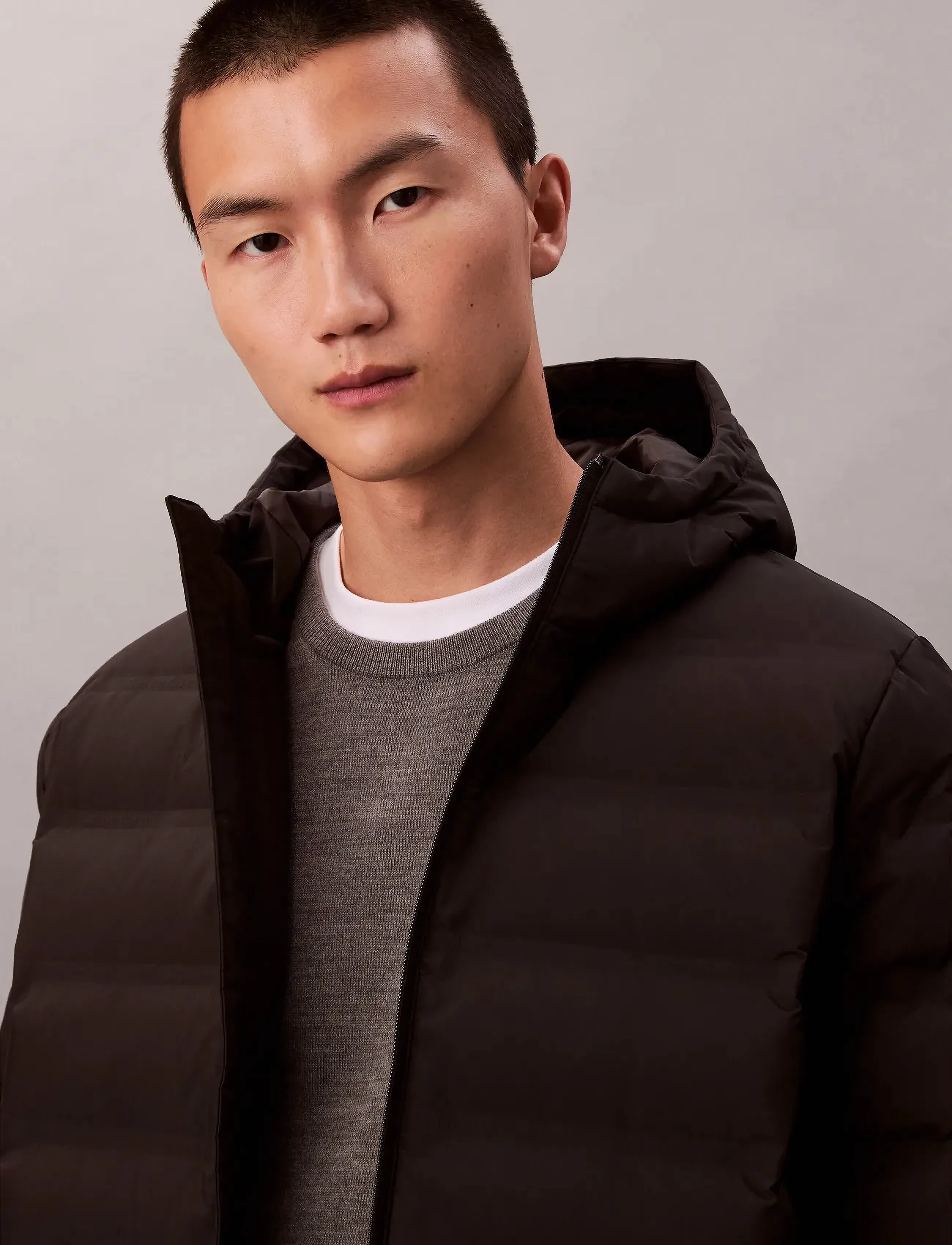 Calvin Klein - LS PACKABLE EMBOSSED LOGO QUILTE - vinterjakker - black - 4