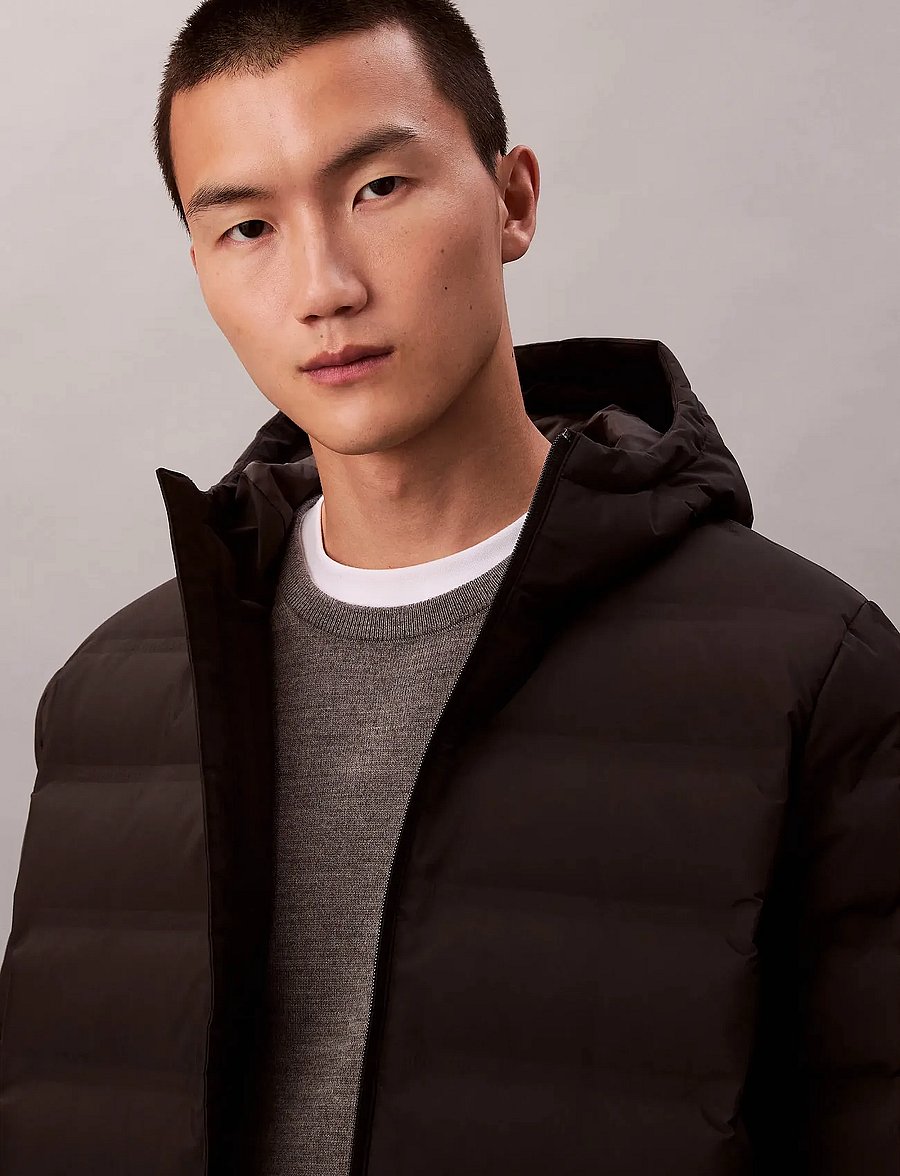 Calvin Klein - LS PACKABLE EMBOSSED LOGO QUILTE - sulejoped - black - 4