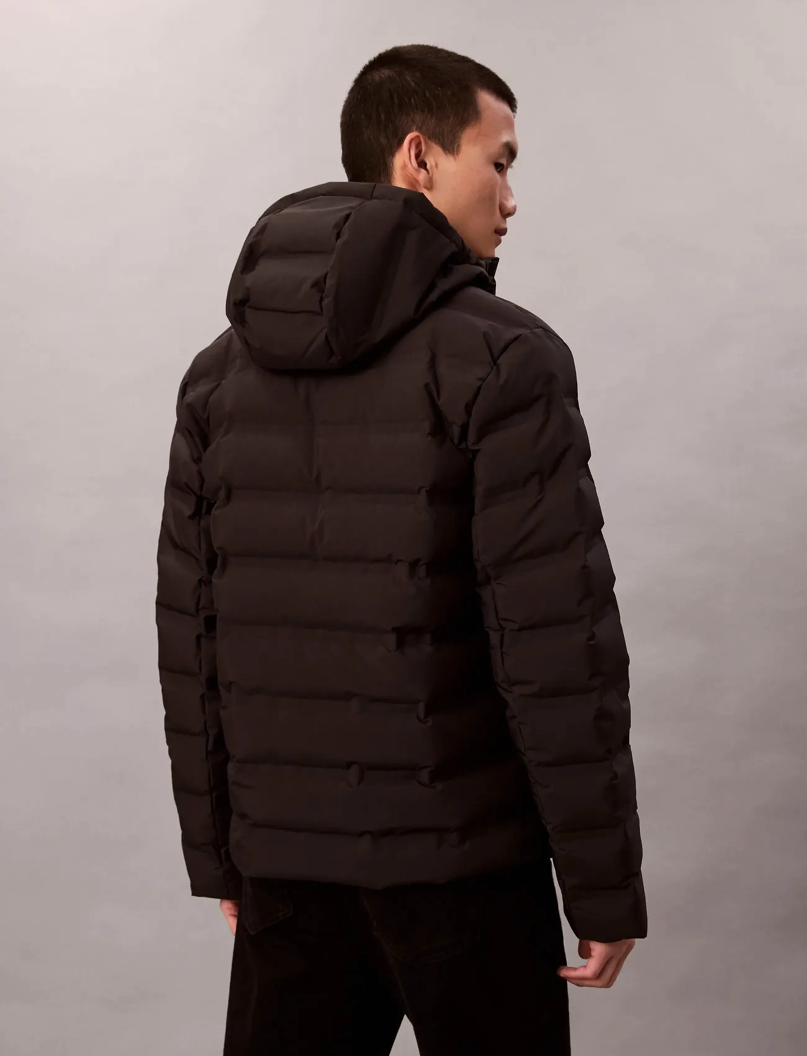 Calvin Klein Ls Packable Embossed Logo Quilte dunjackor herr – bild 5