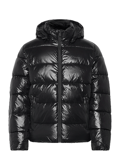Ls Glossy Channeled Puffer Jkt - Forede Jakker