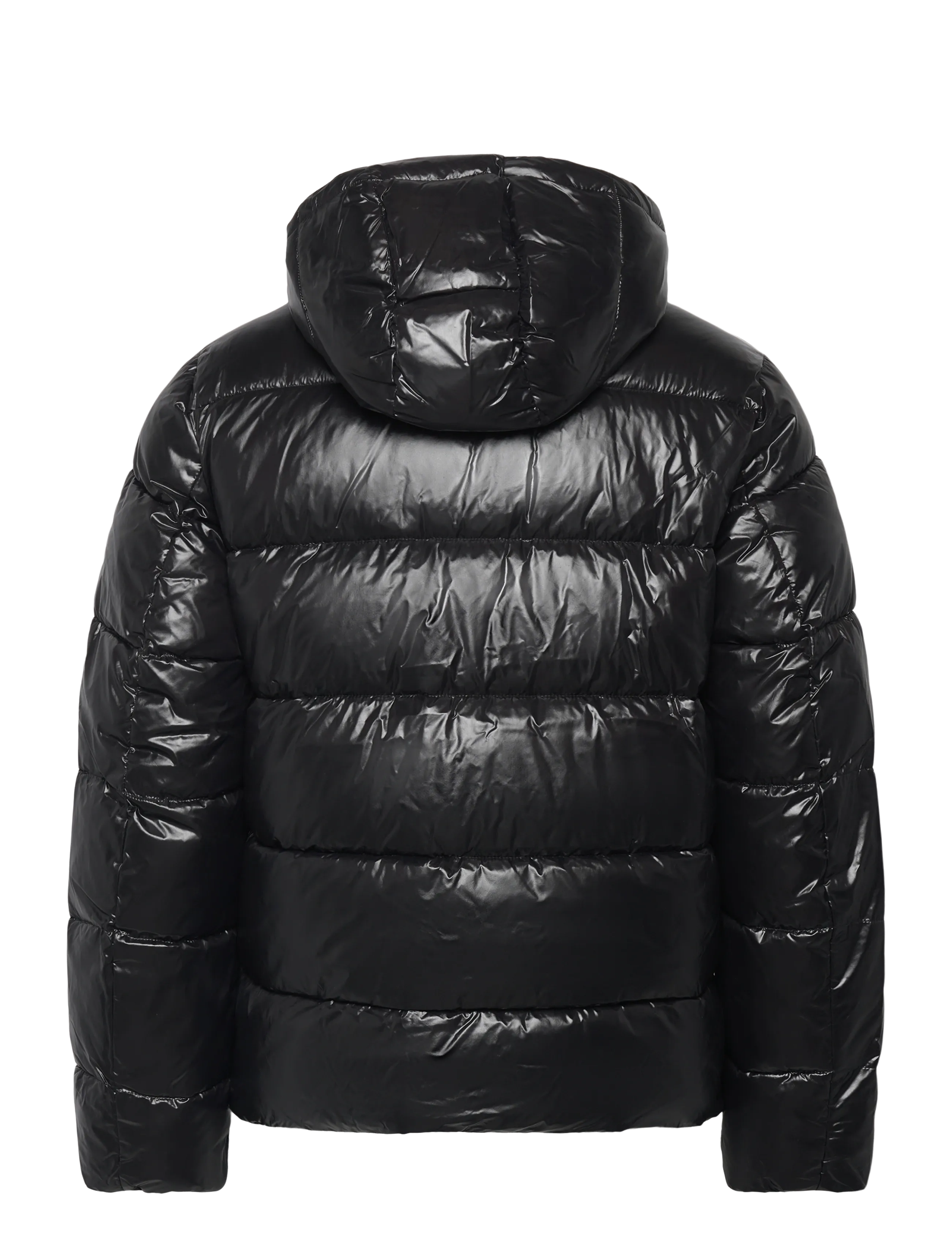 Calvin Klein - LS GLOSSY CHANNELED PUFFER JKT - daunenjacken - black - 1