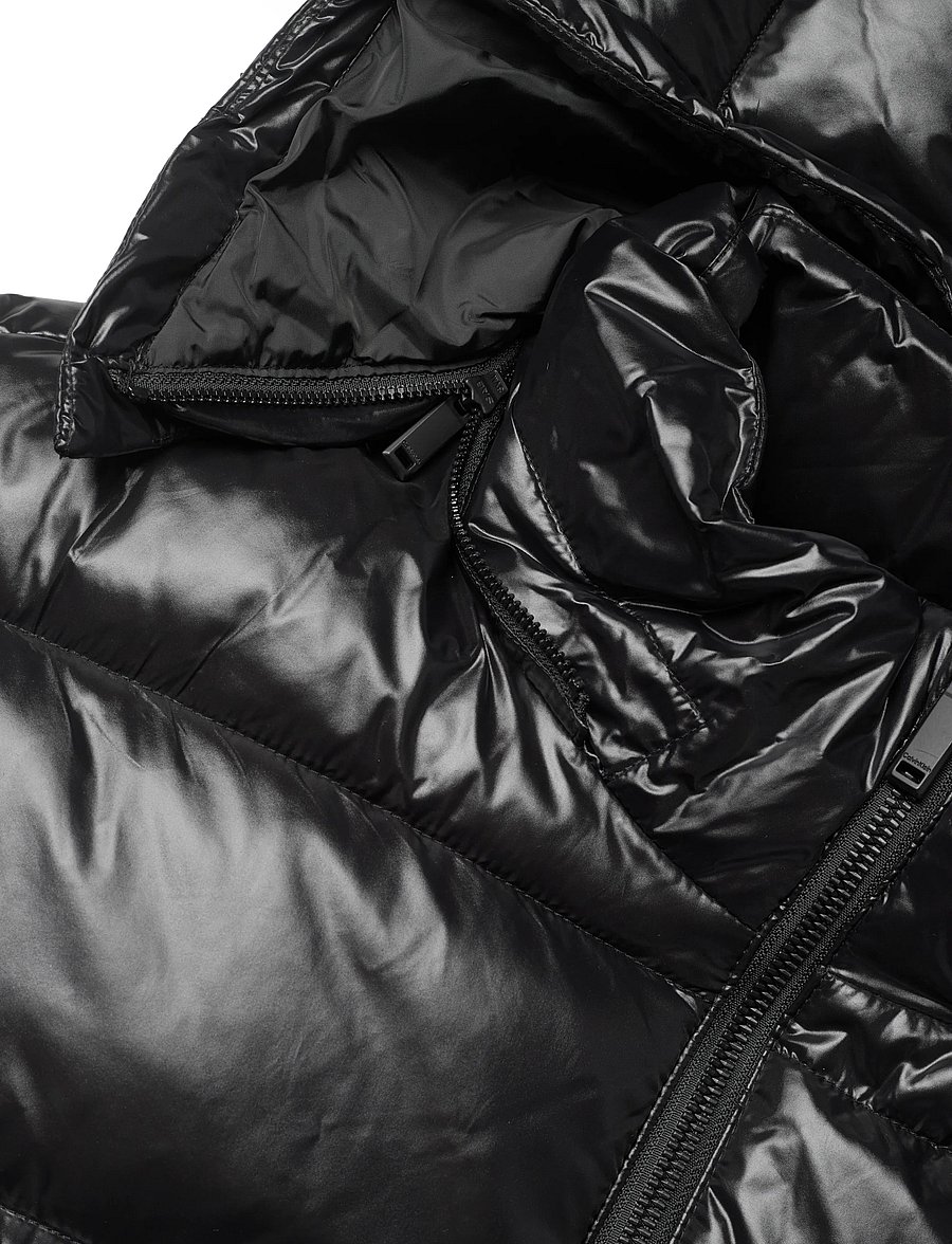 Calvin Klein - LS GLOSSY CHANNELED PUFFER JKT - daunenjacken - black - 3