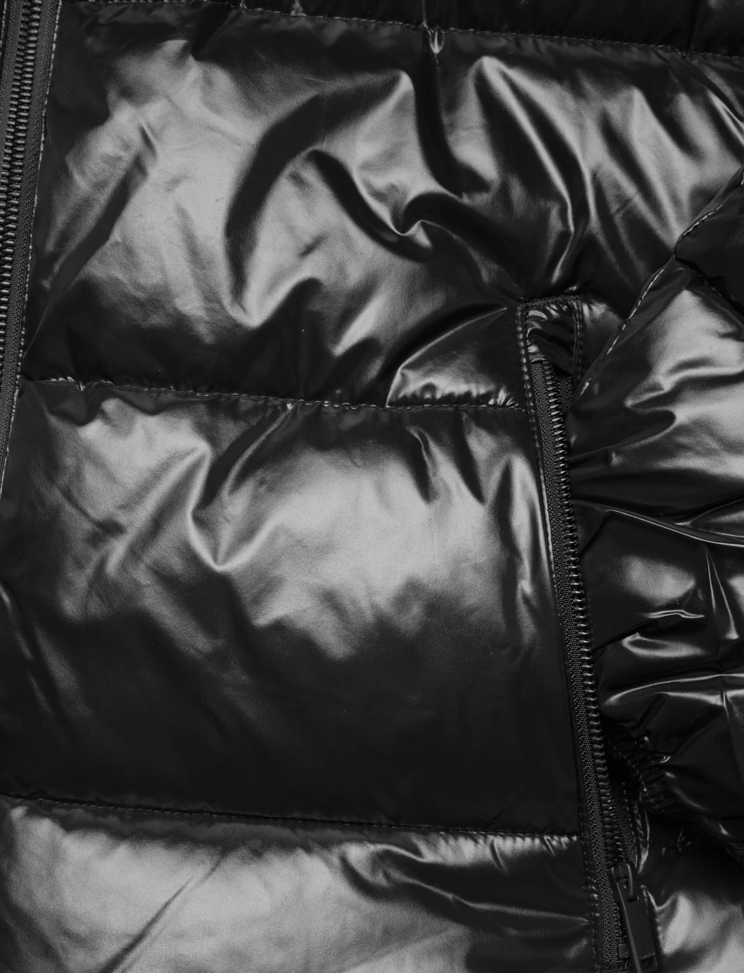 Calvin Klein - LS GLOSSY CHANNELED PUFFER JKT - daunenjacken - black - 4